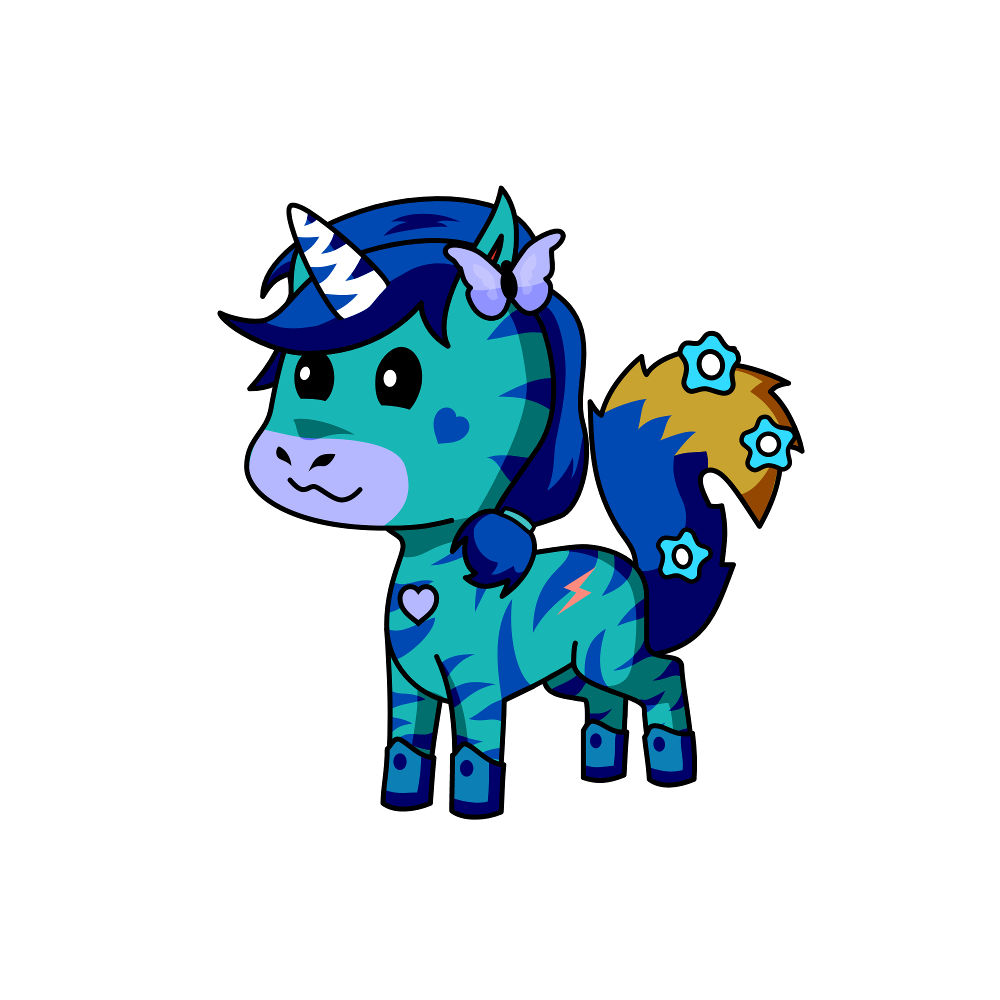 Snowdash, the unicorn
