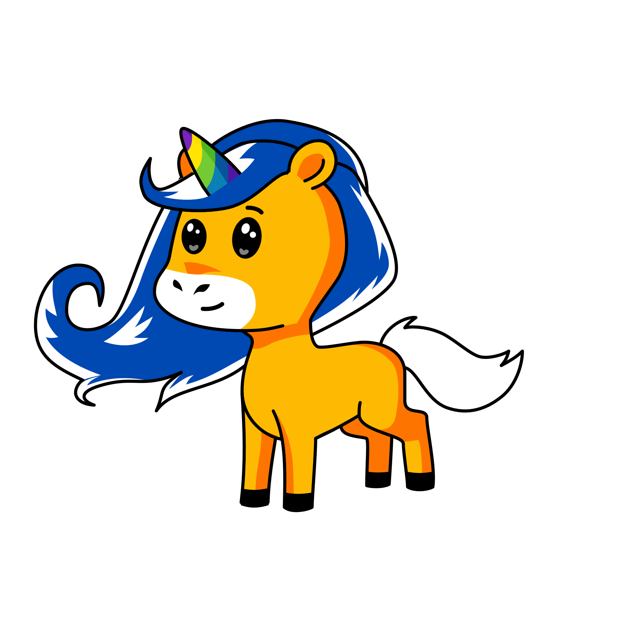 Coll, the unicorn