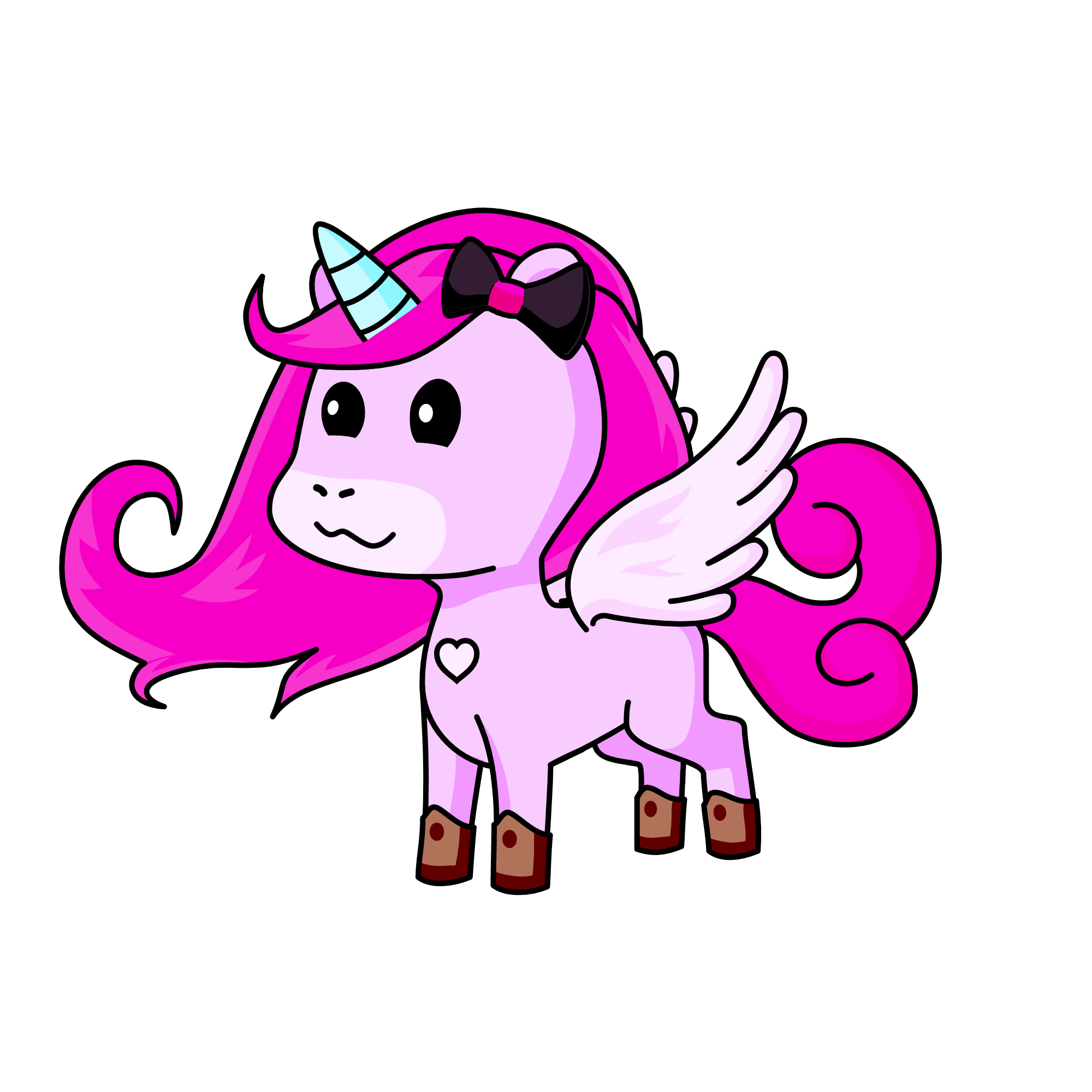 Kawaii~chan, the unicorn