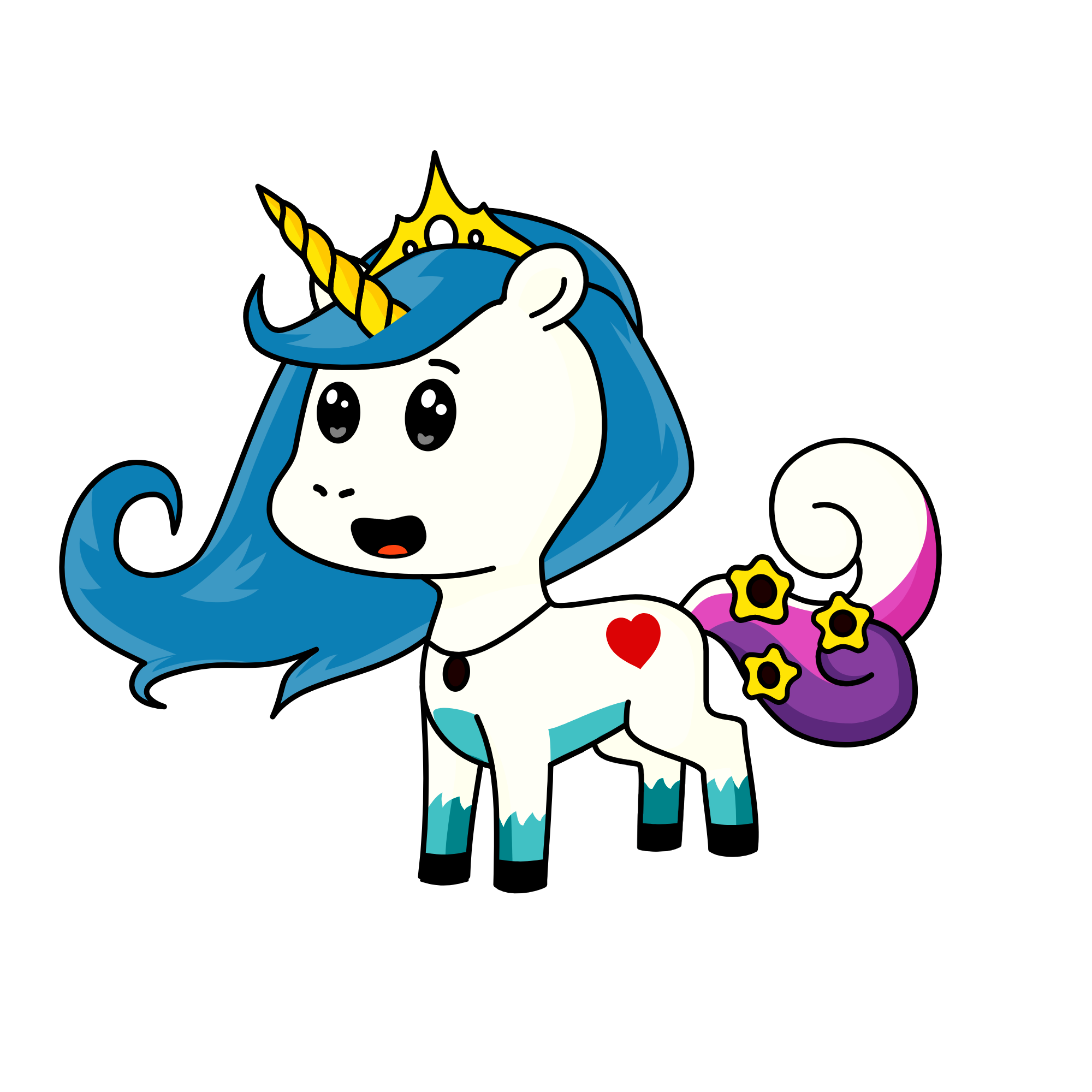 pinky, the unicorn
