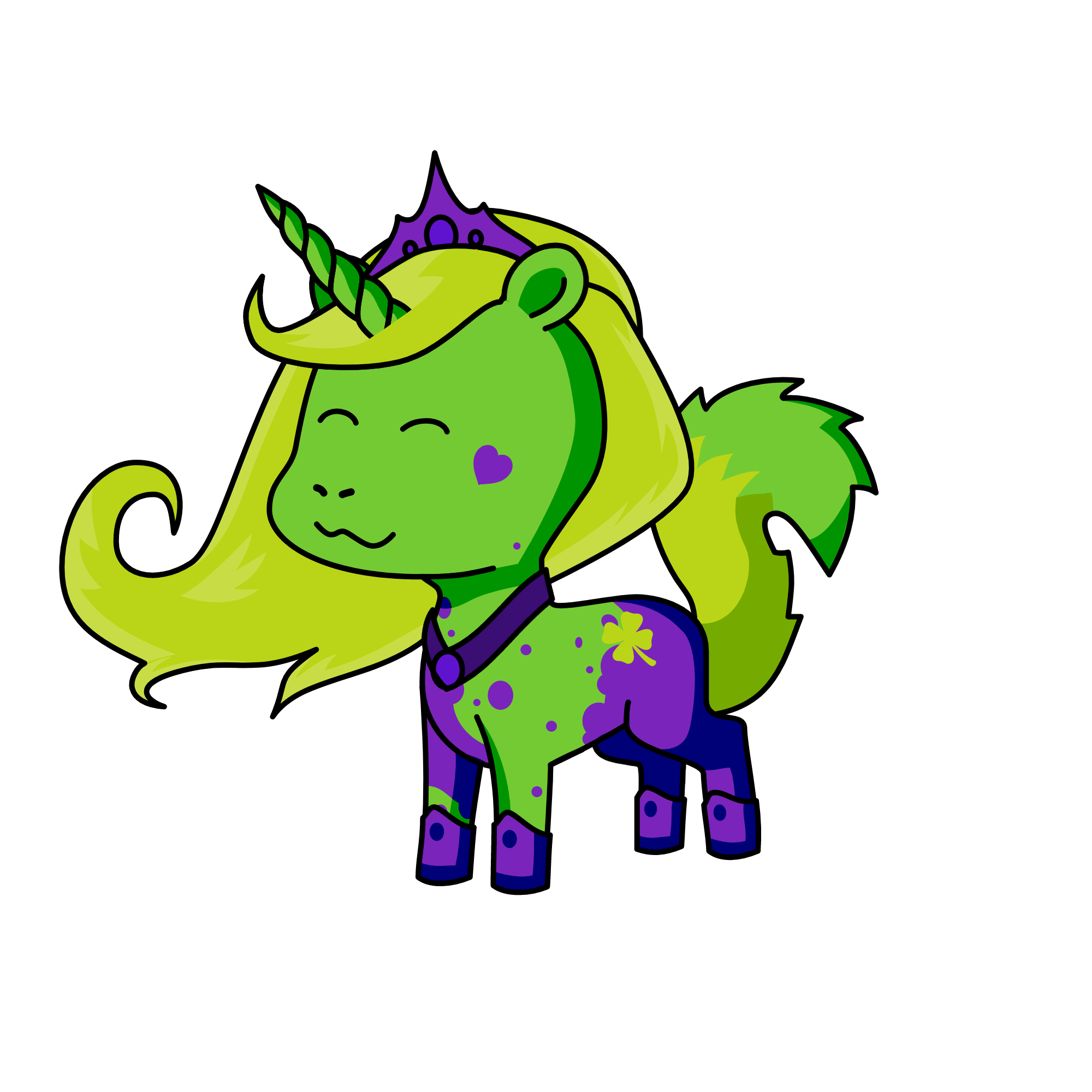 Clover, the unicorn
