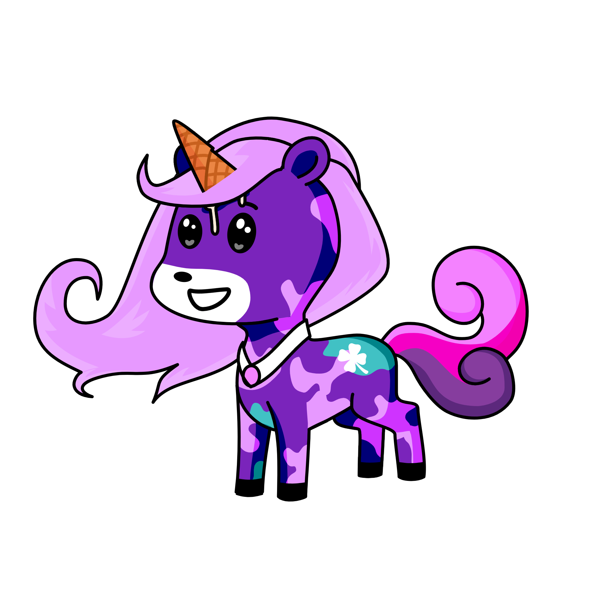 cupcake, the unicorn