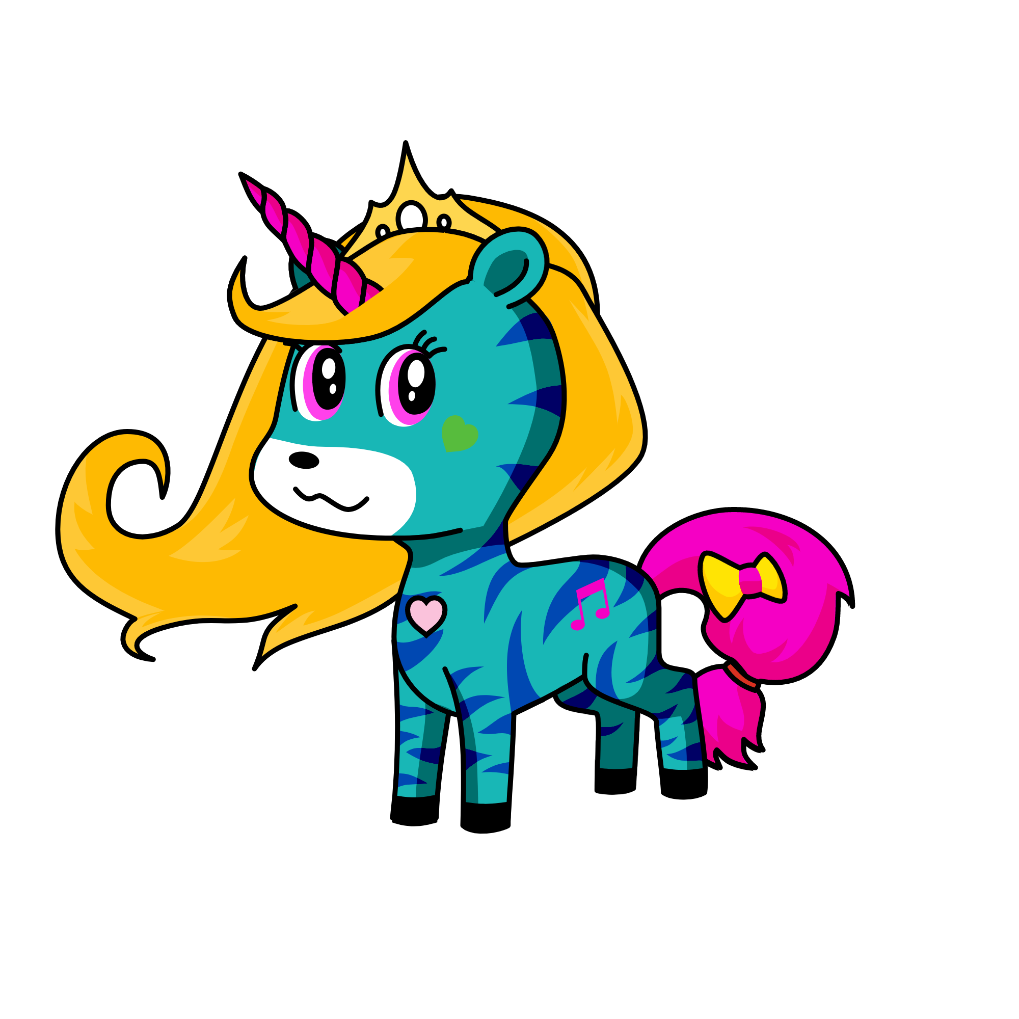 Princess Nikki, the unicorn
