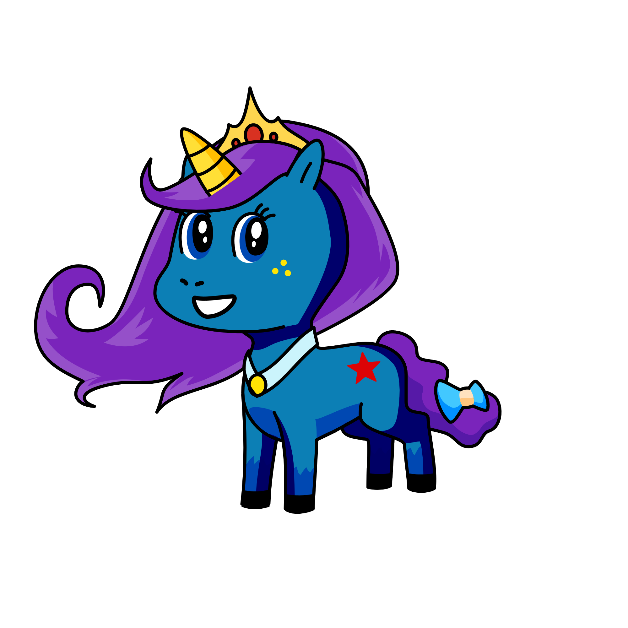Midnight, the unicorn