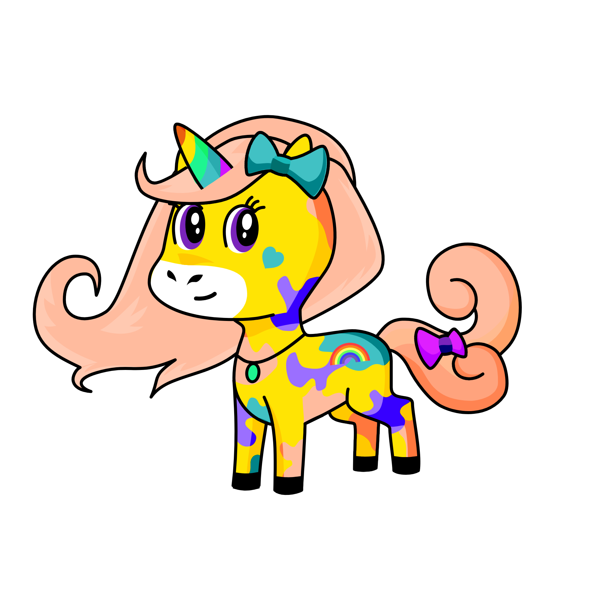 rainbow, the unicorn