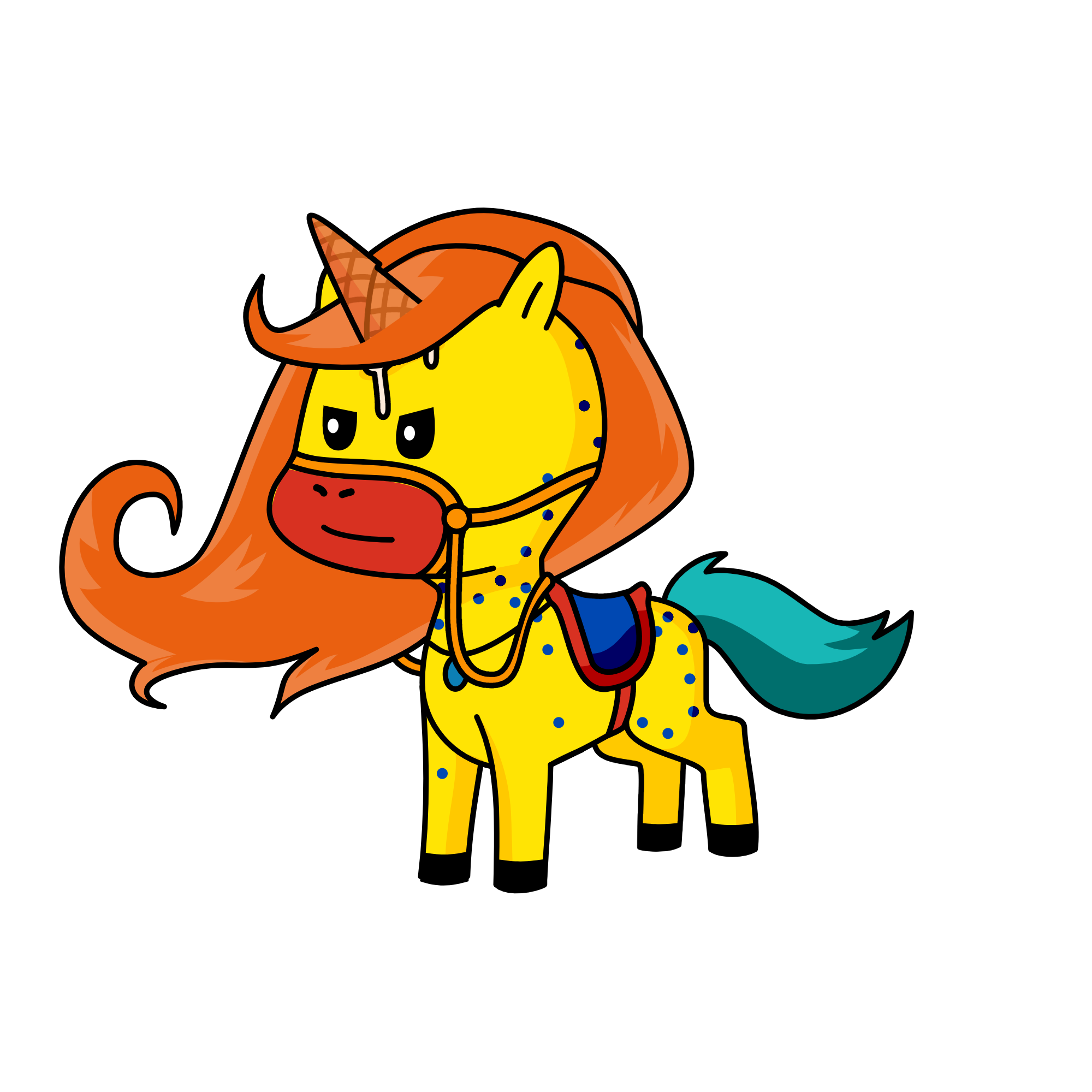 Ooops!, the unicorn