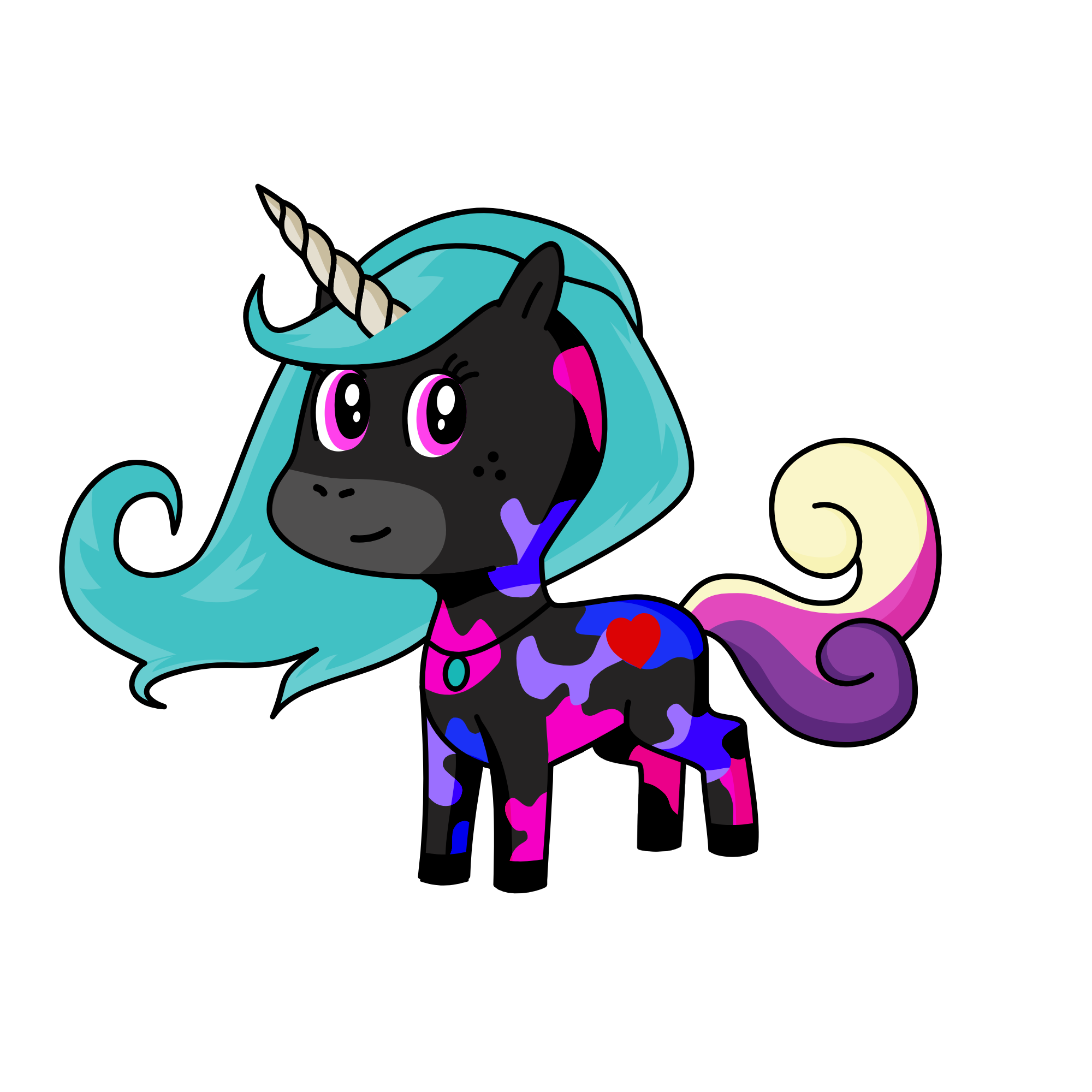 Sky, the unicorn