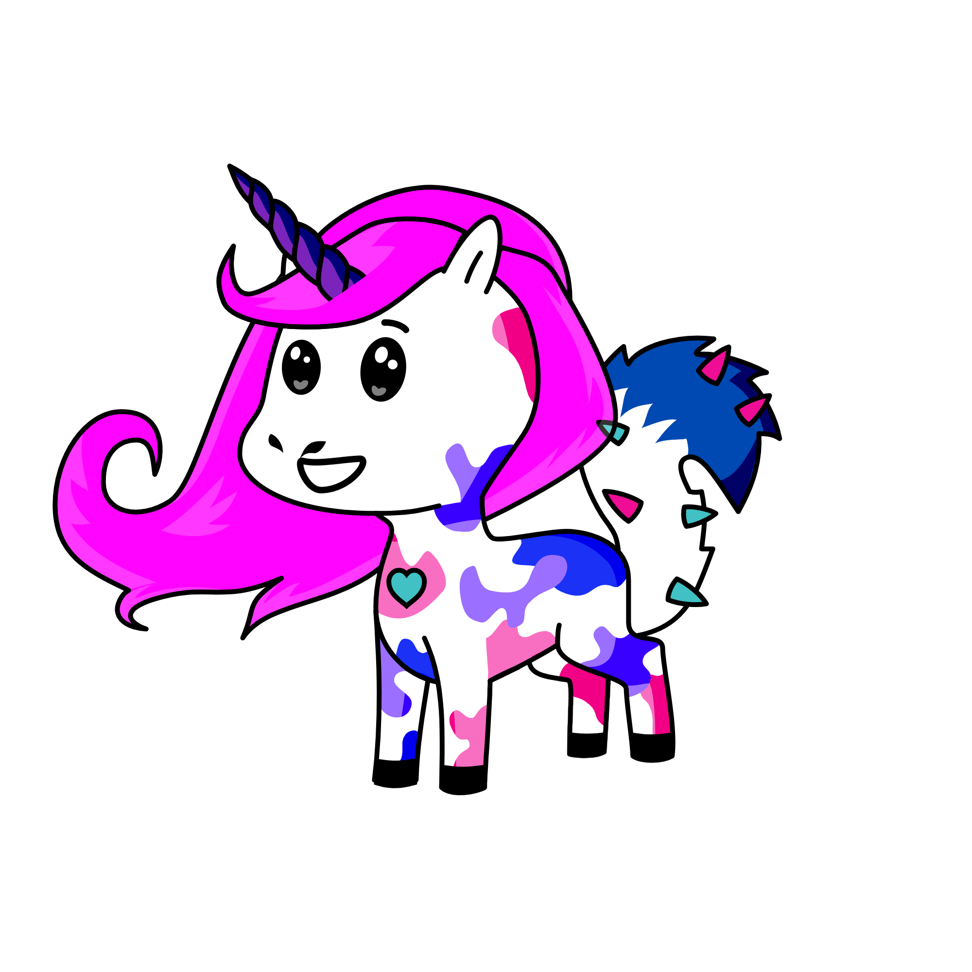Candy, the unicorn