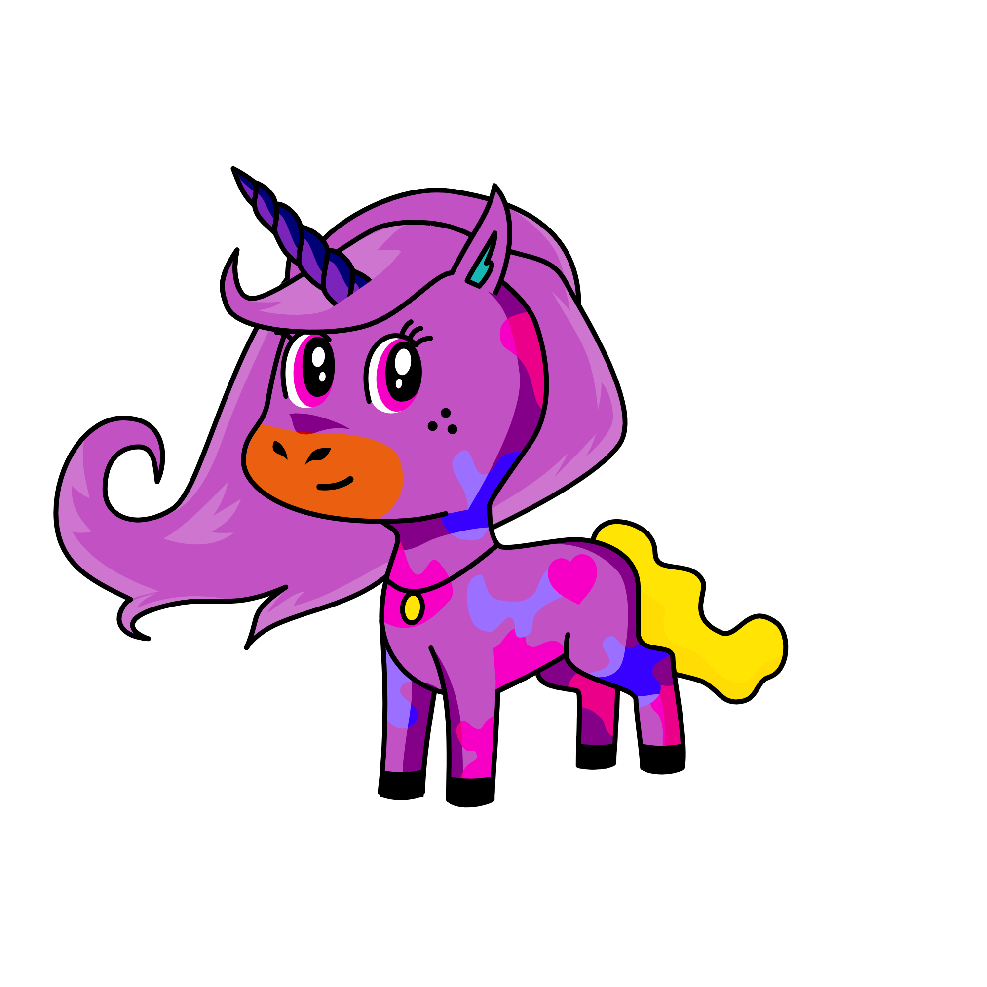 sparkles, the unicorn