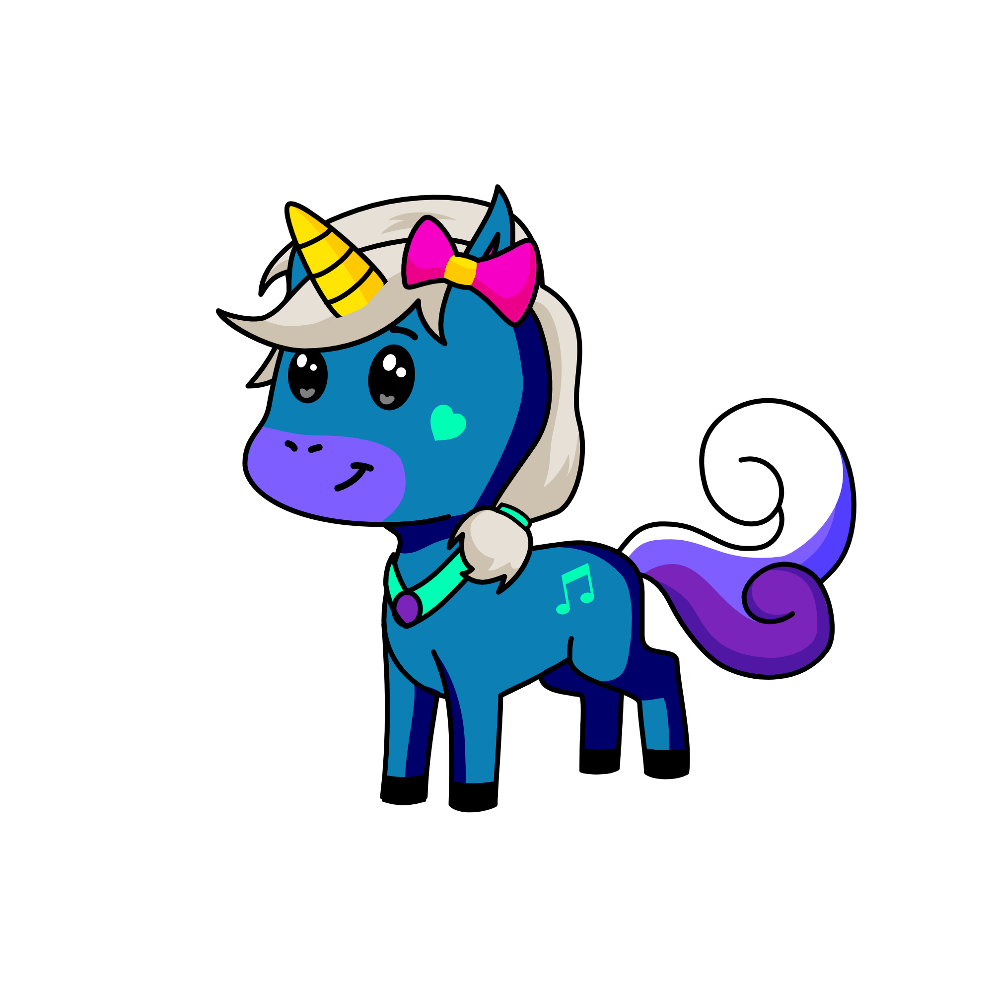 Mint pop., the unicorn