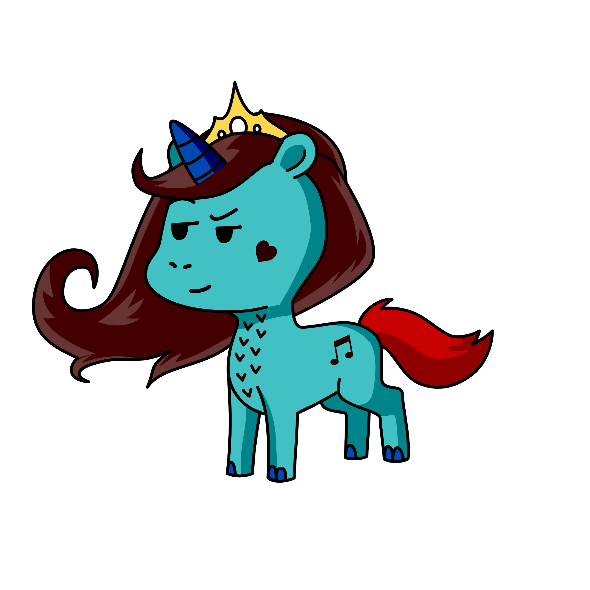 AND I OOP, the unicorn