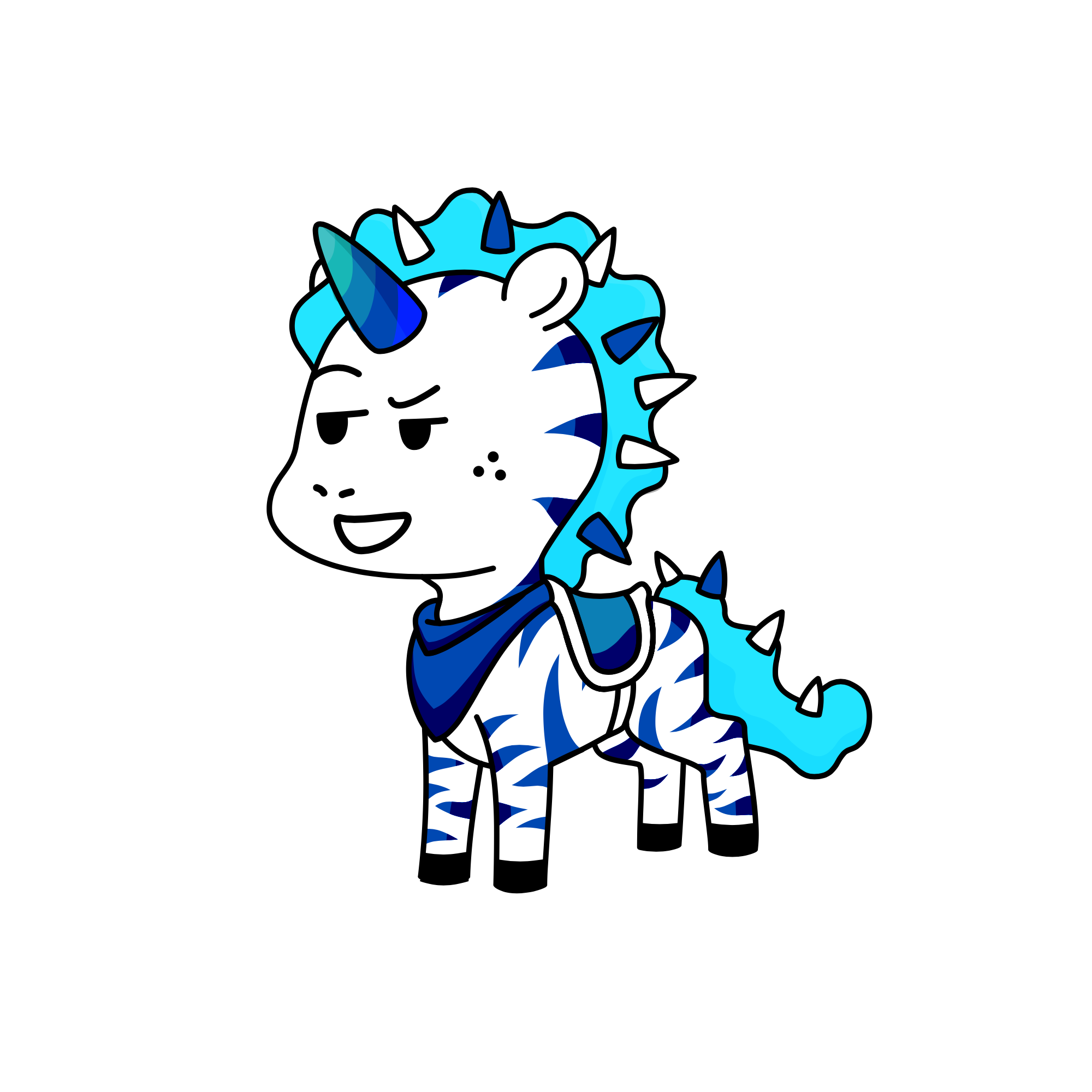 Spike, the unicorn