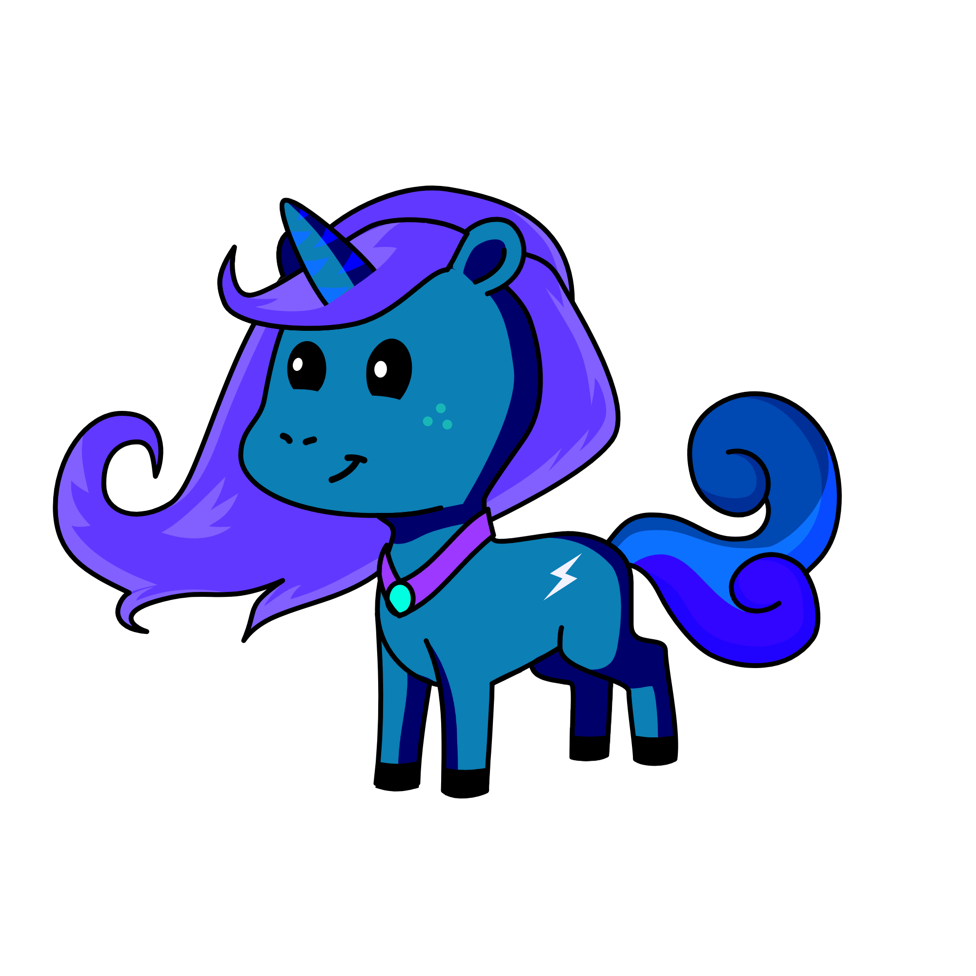 Princes Luna, the unicorn