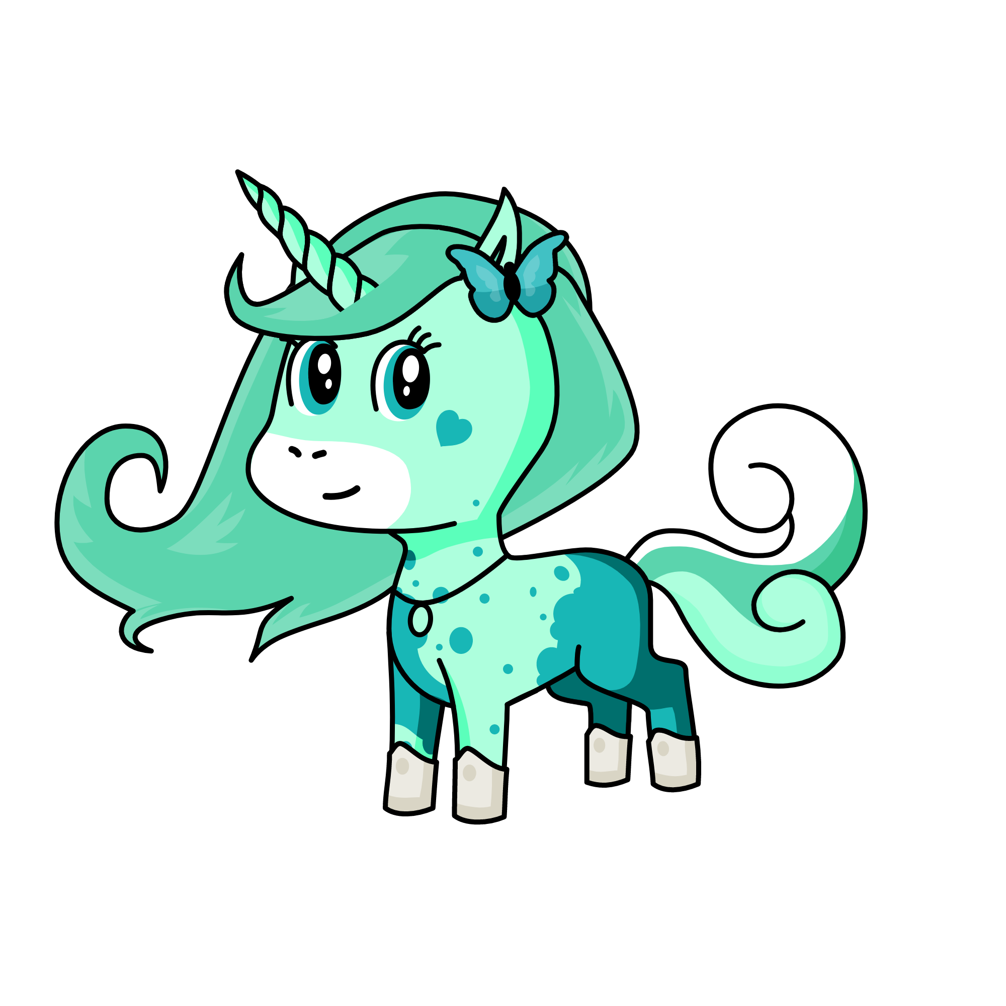Nessa, the unicorn