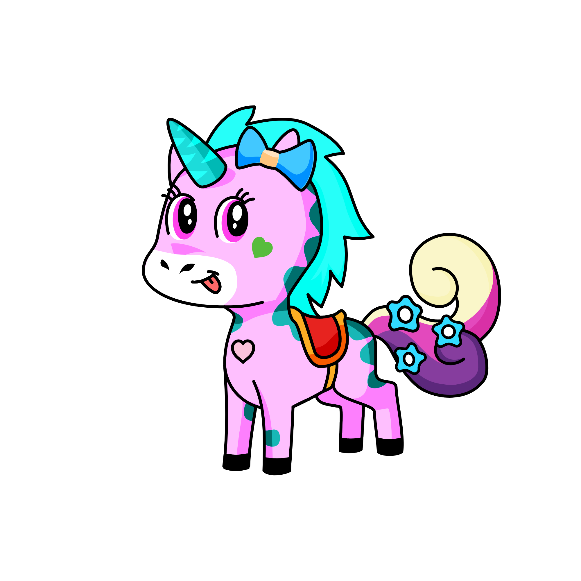 Sapphire Moon, the unicorn