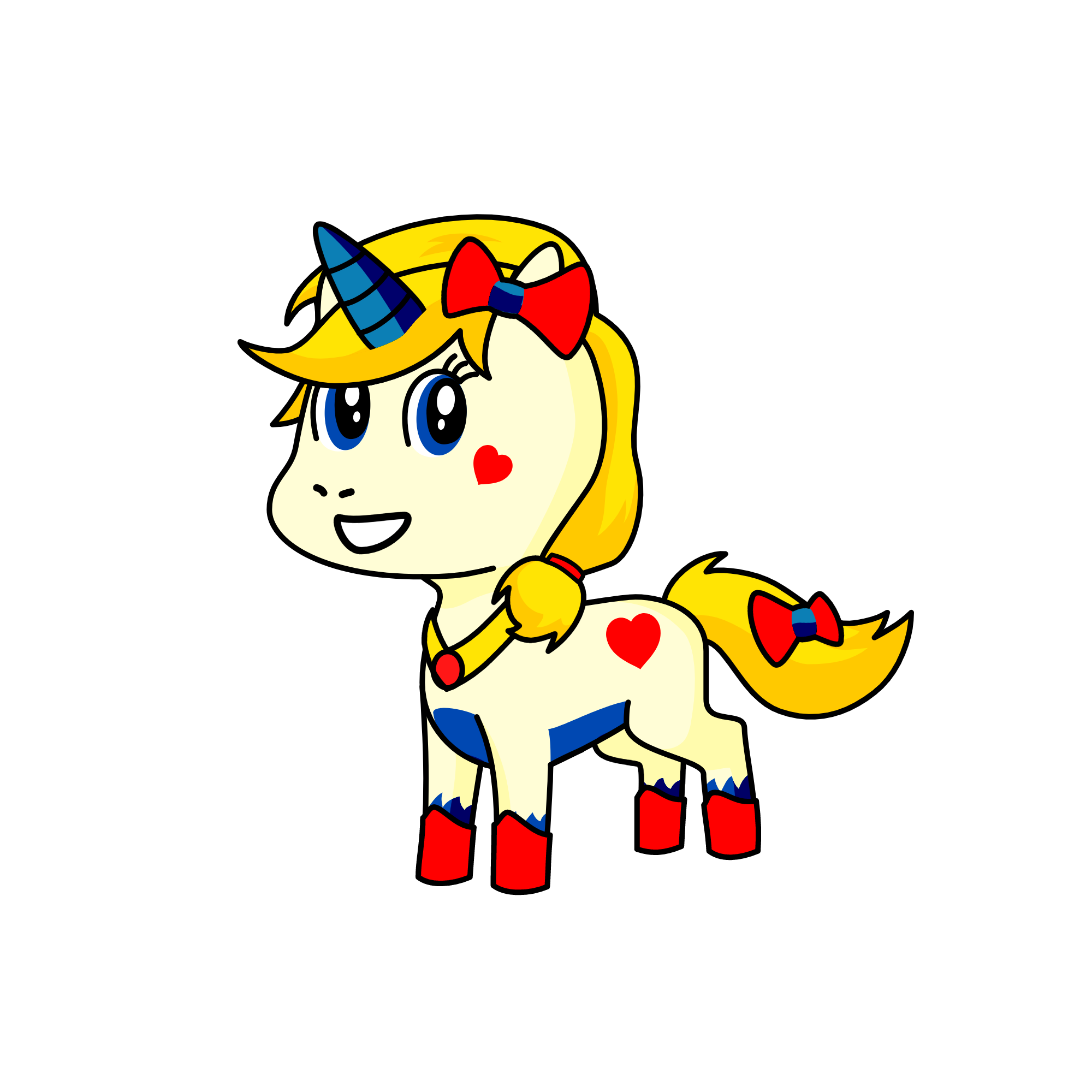 Sailor moon!, the unicorn