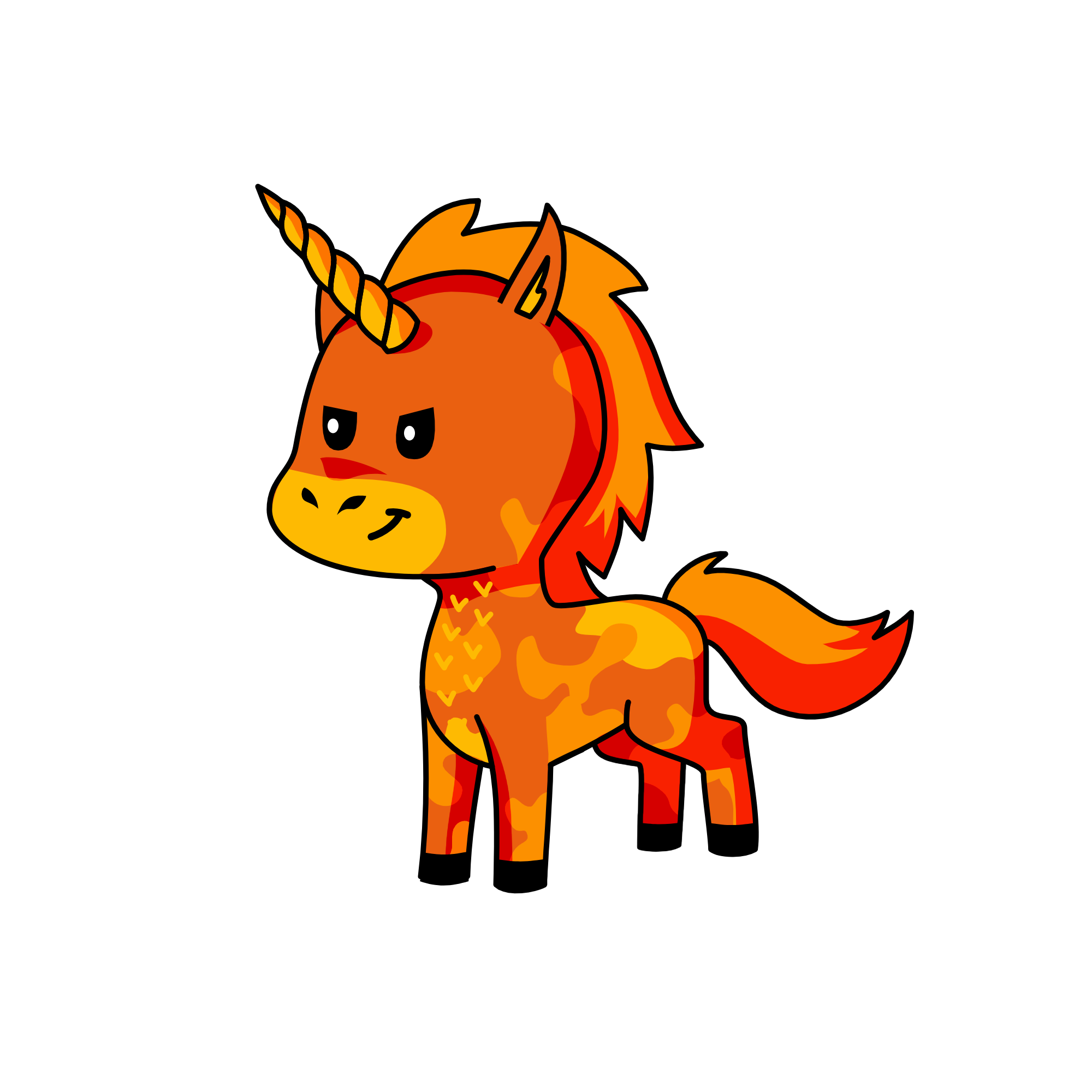 Flame Spark, the unicorn