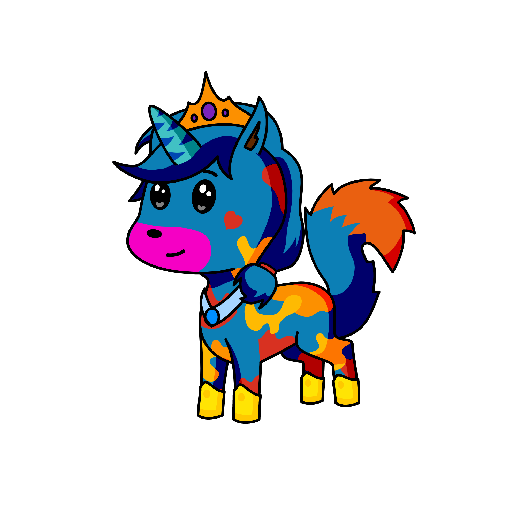 Sevimli Dehşet, the unicorn