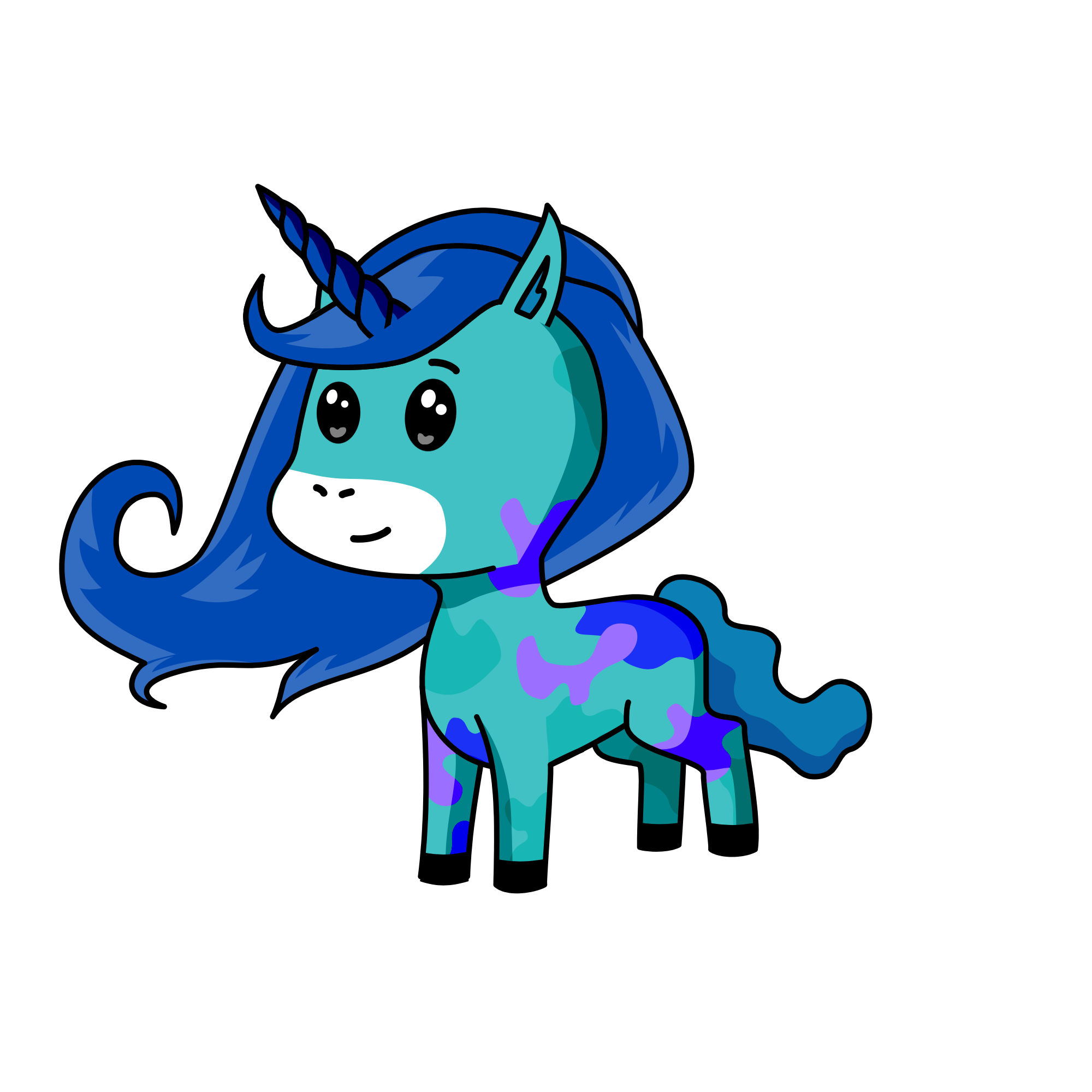 Water phoenix, the unicorn