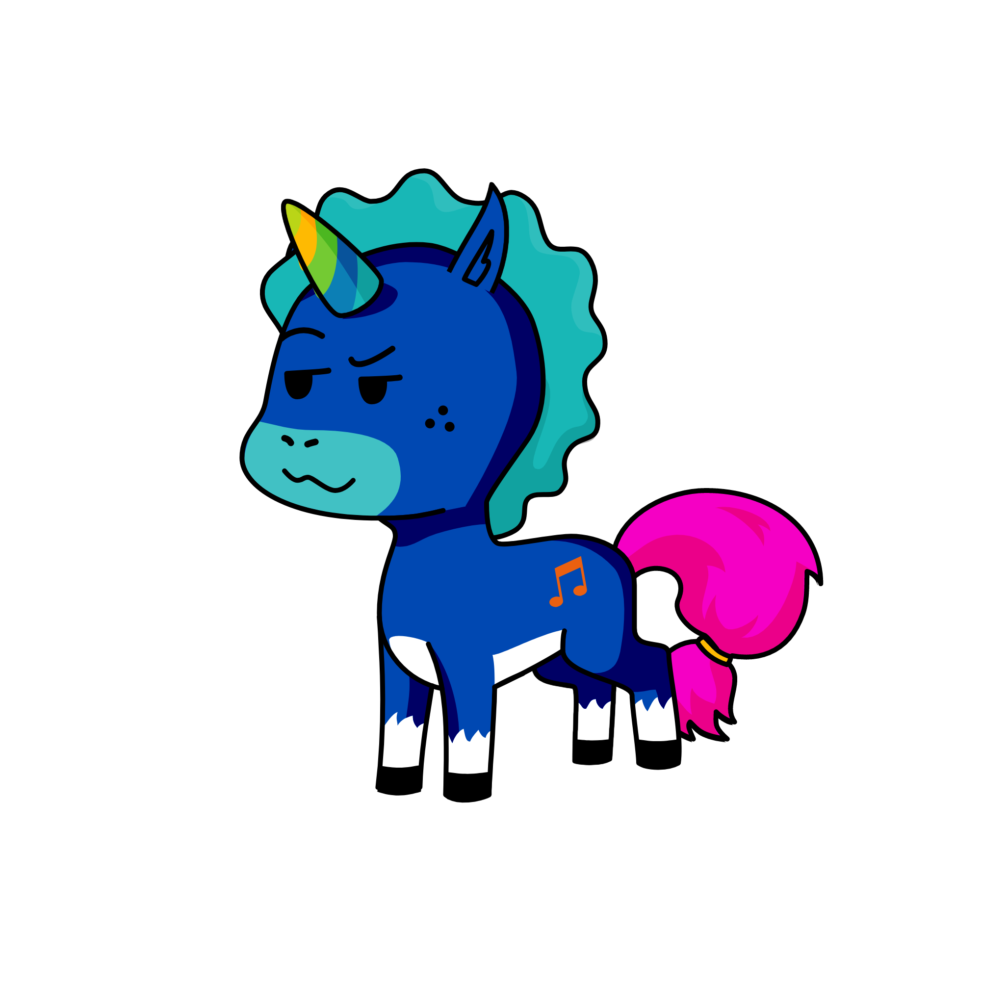 Music, the unicorn