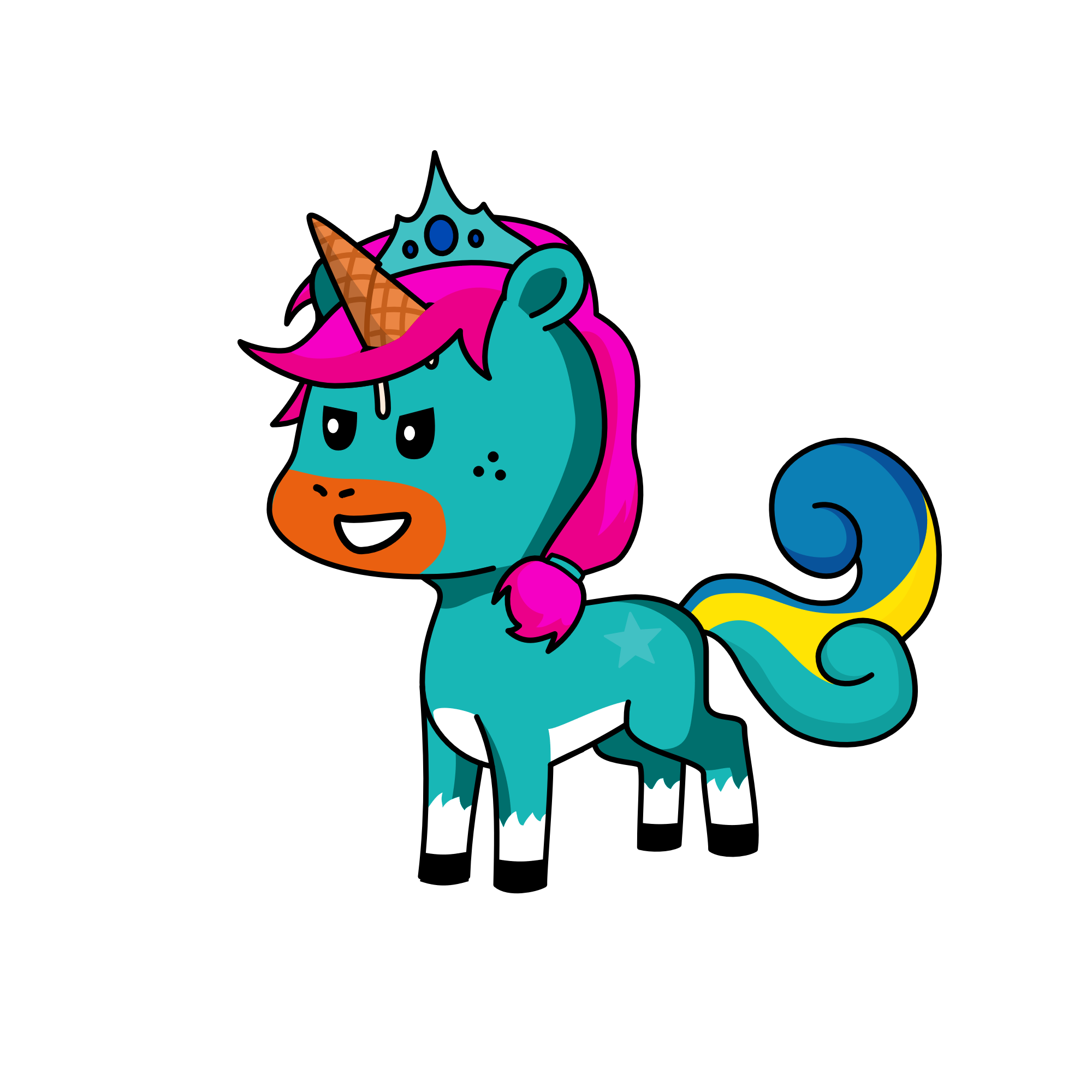 Nanscy, the unicorn