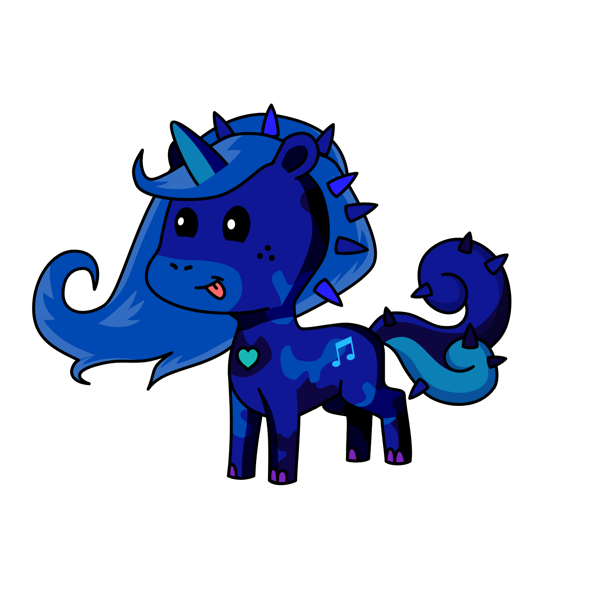 Princess knight, the unicorn