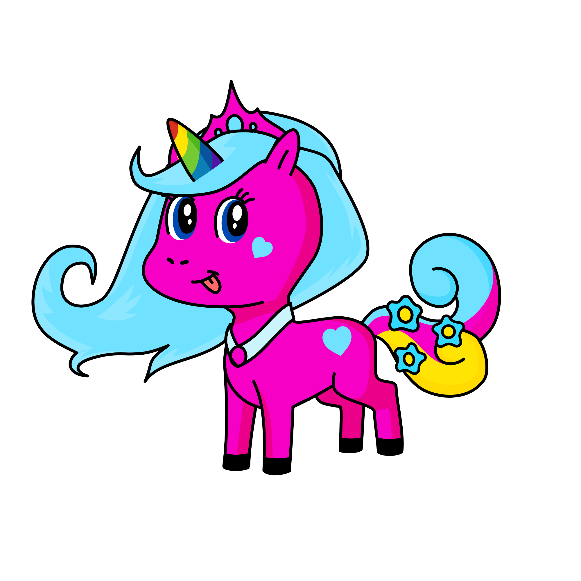 Rainbow Sparkles!, the unicorn