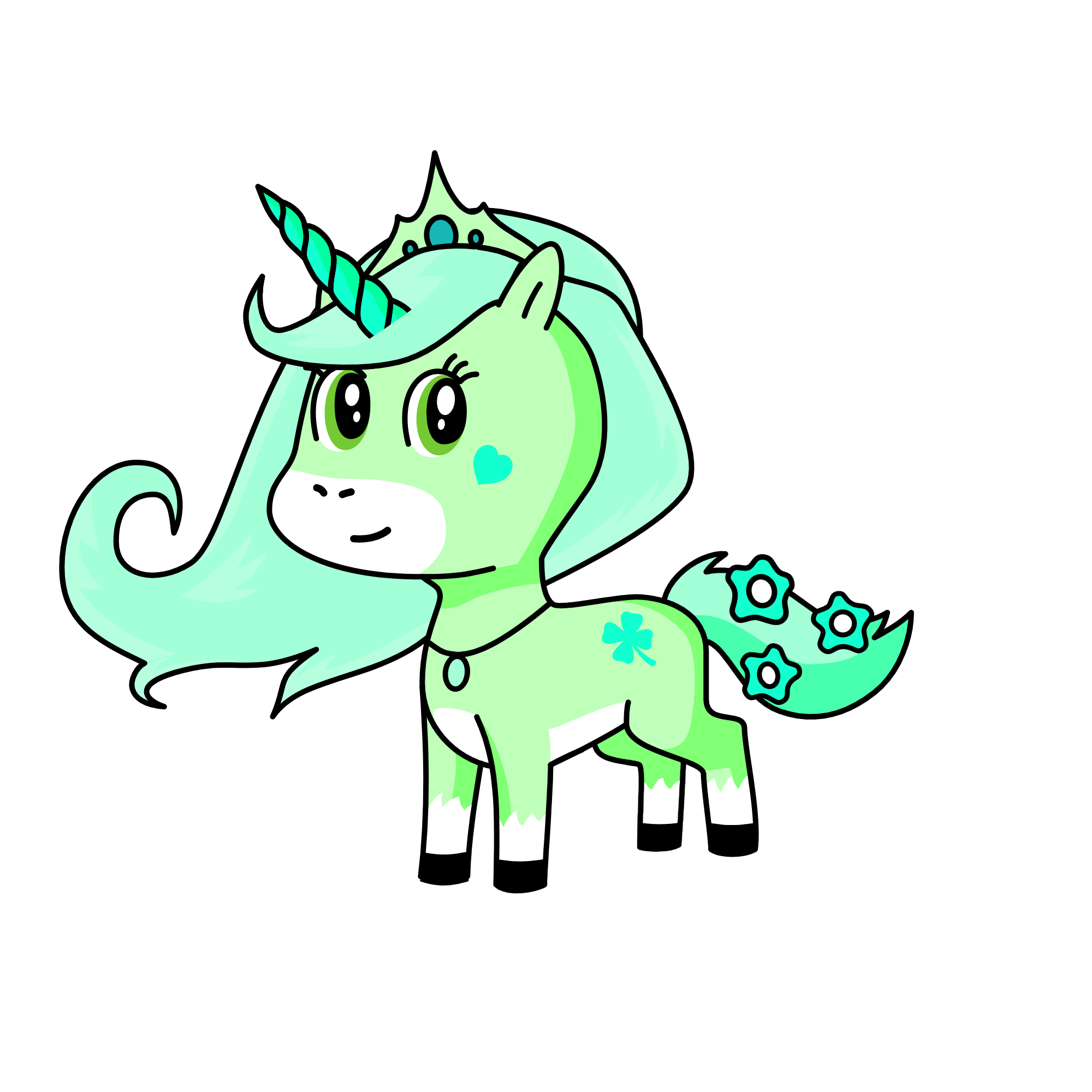 Dazzling-Naturity, the unicorn