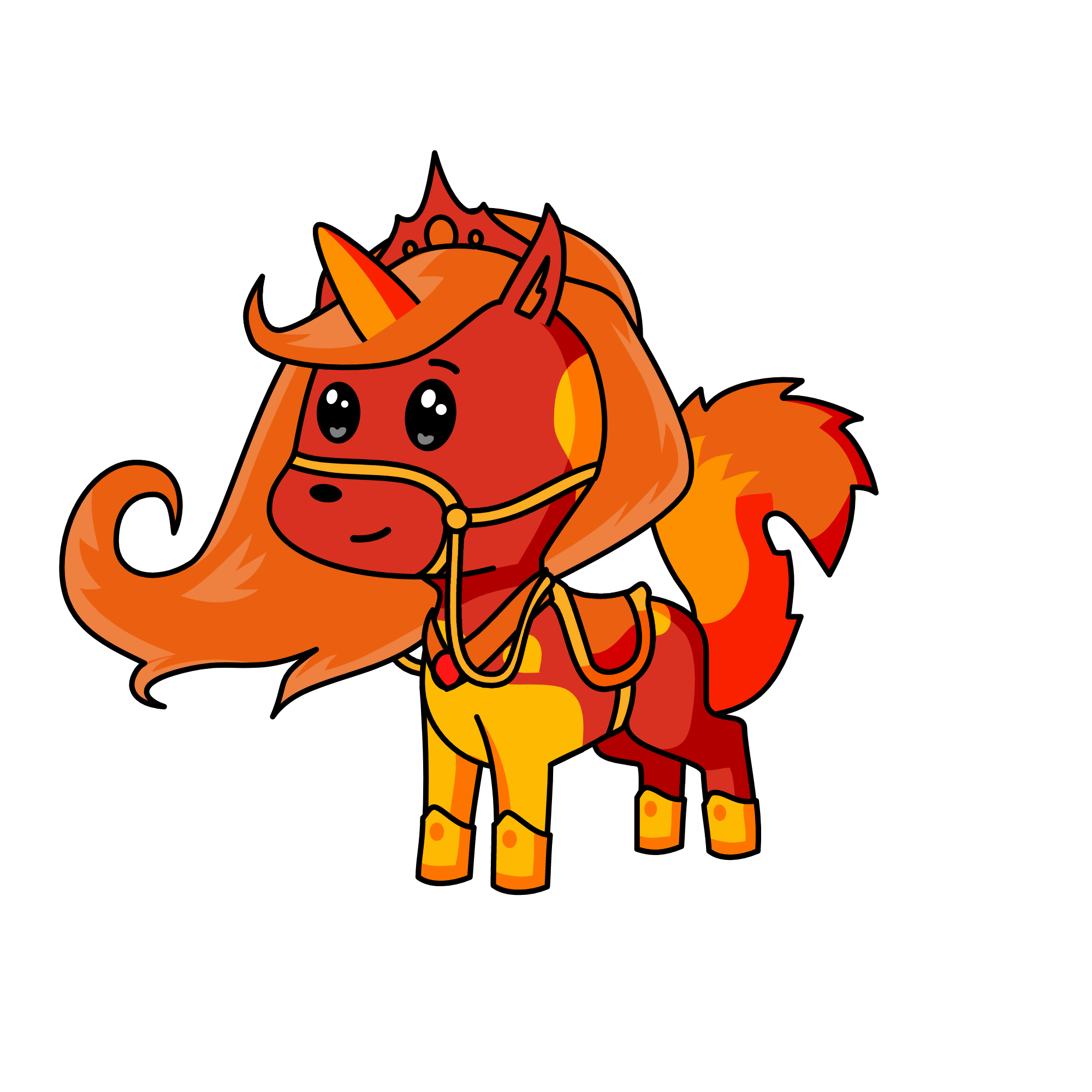 Fire Star The Master of Fire, the unicorn