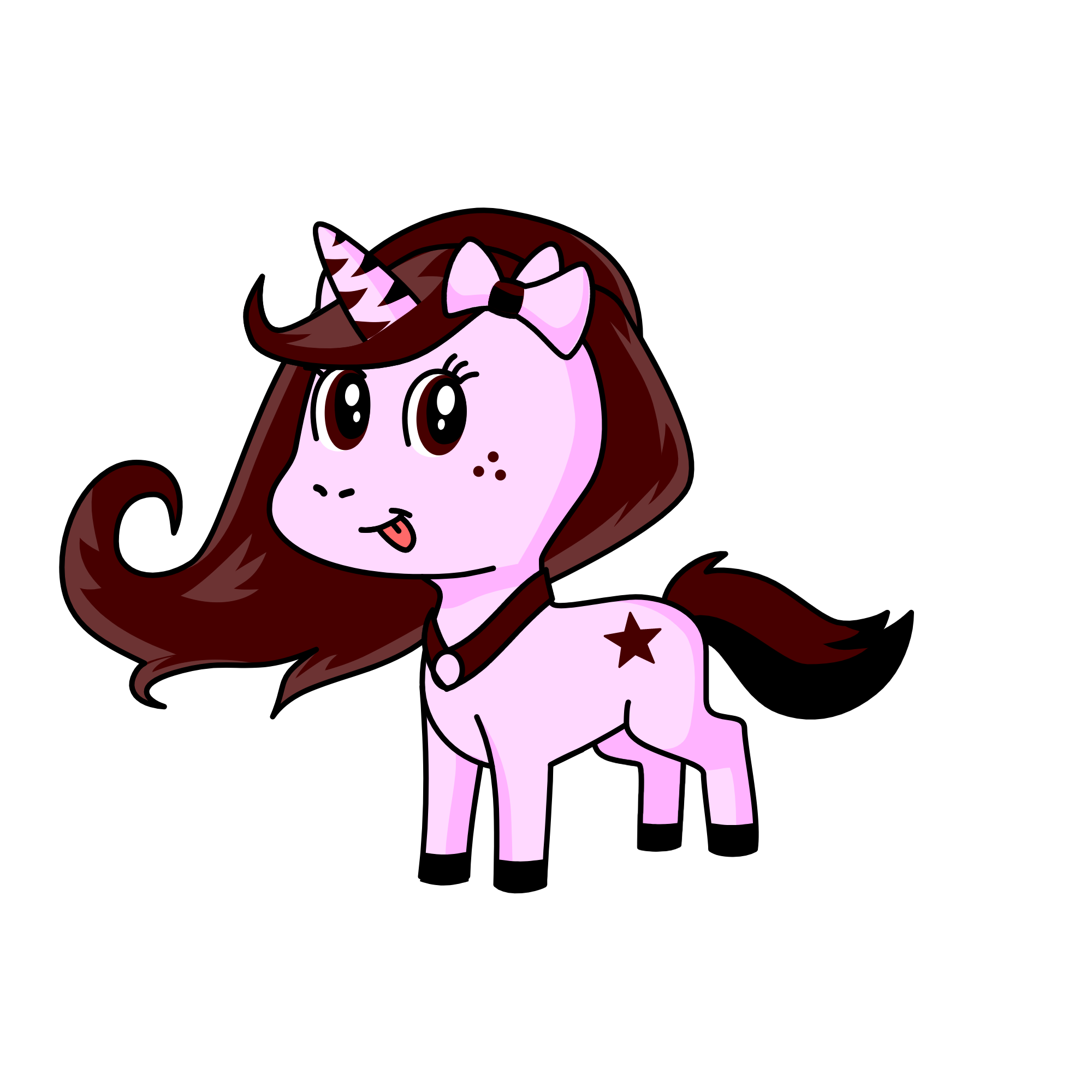 Strawberry Chocolate, the unicorn