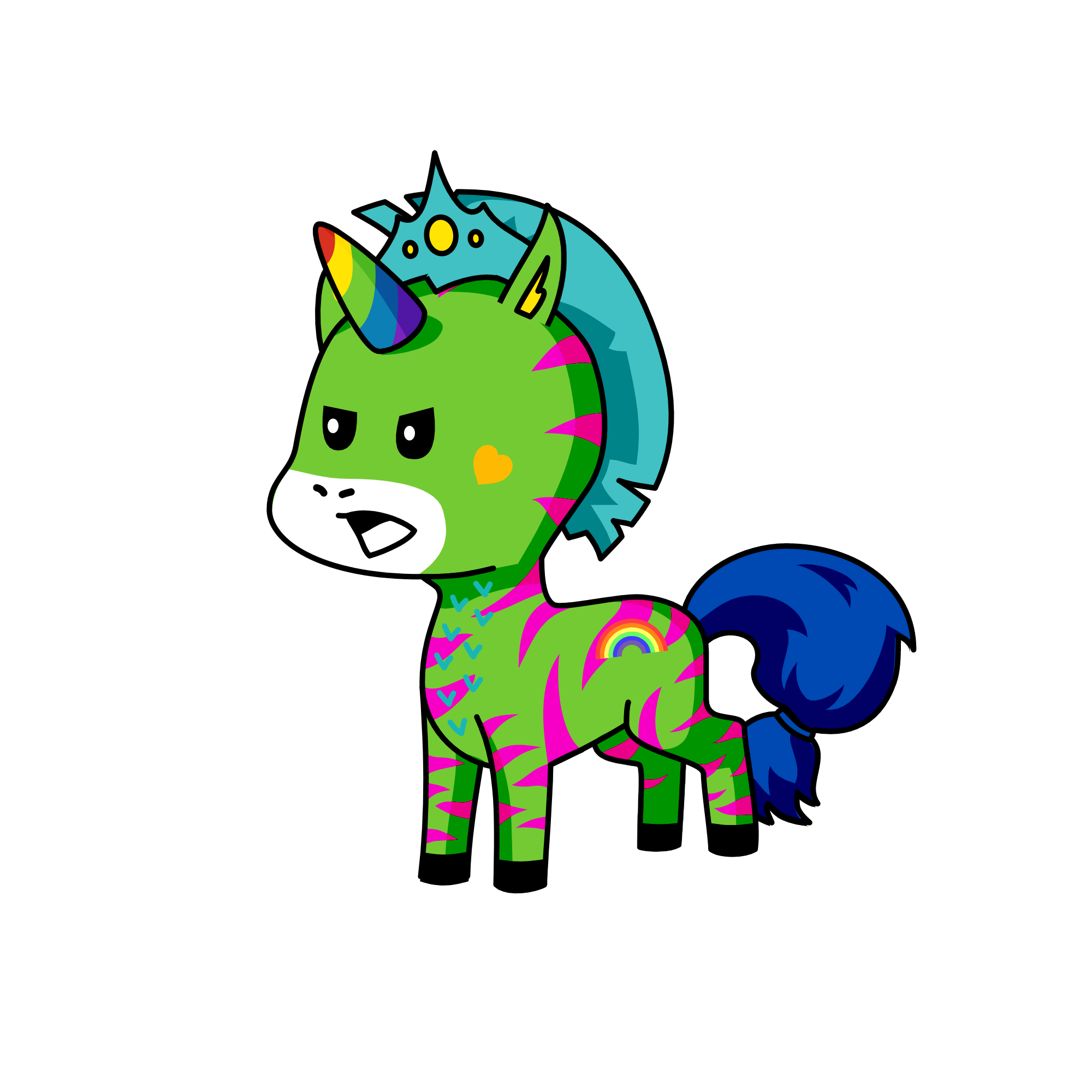 poop, the unicorn