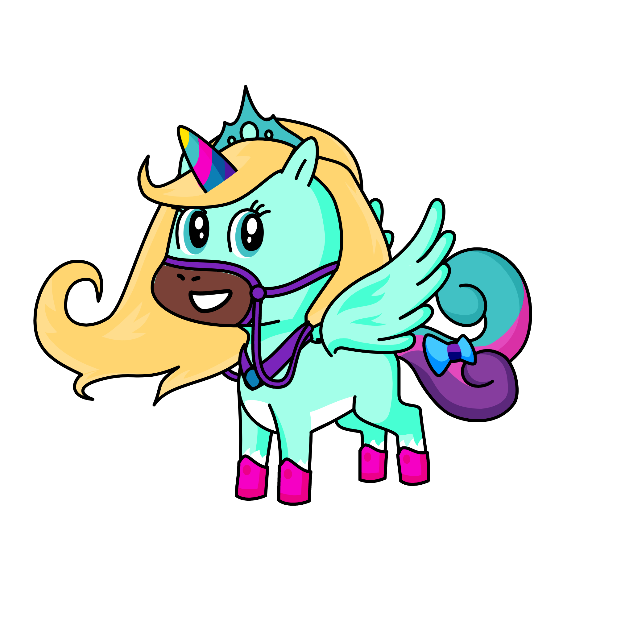 Emzha, the unicorn