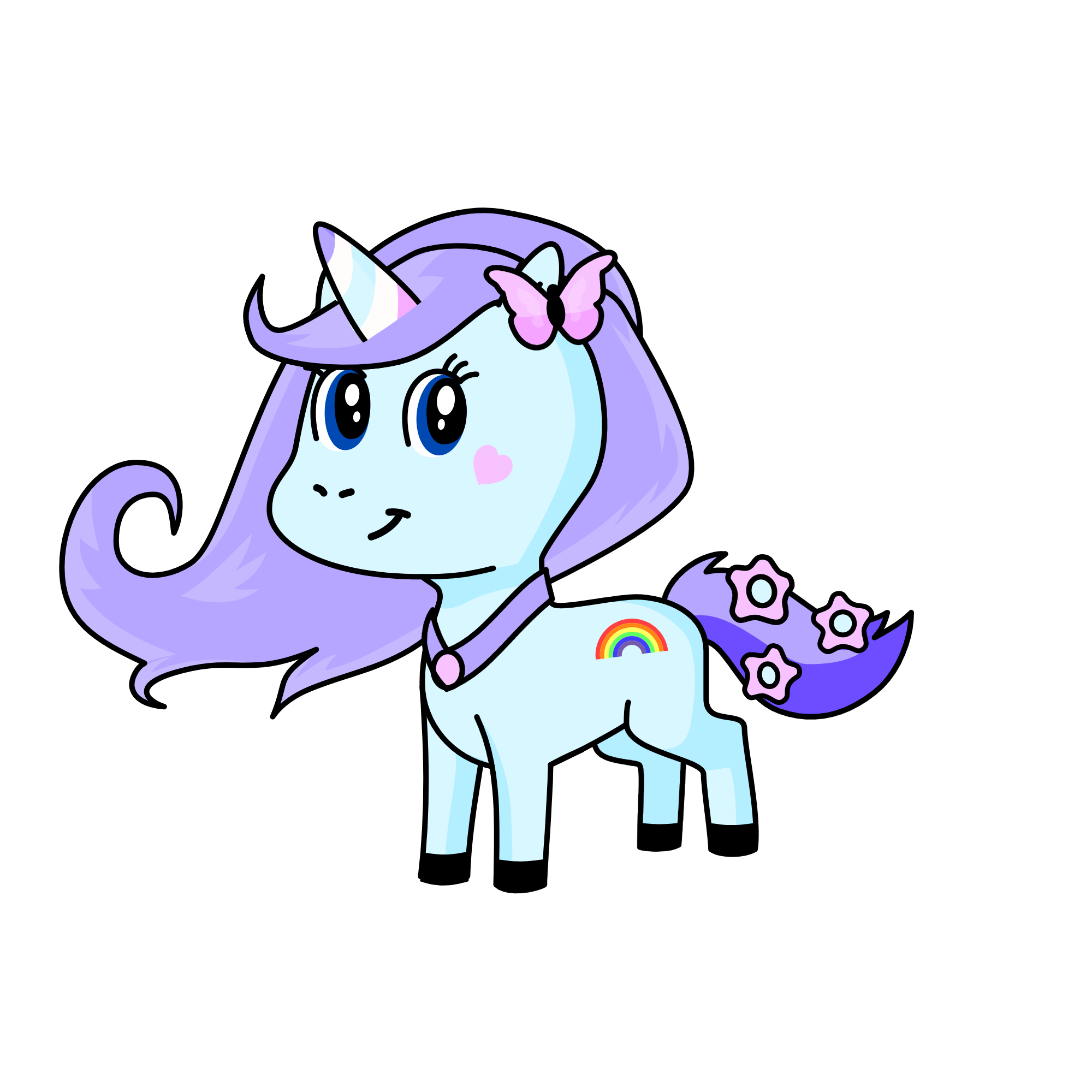 Butterfly, the unicorn