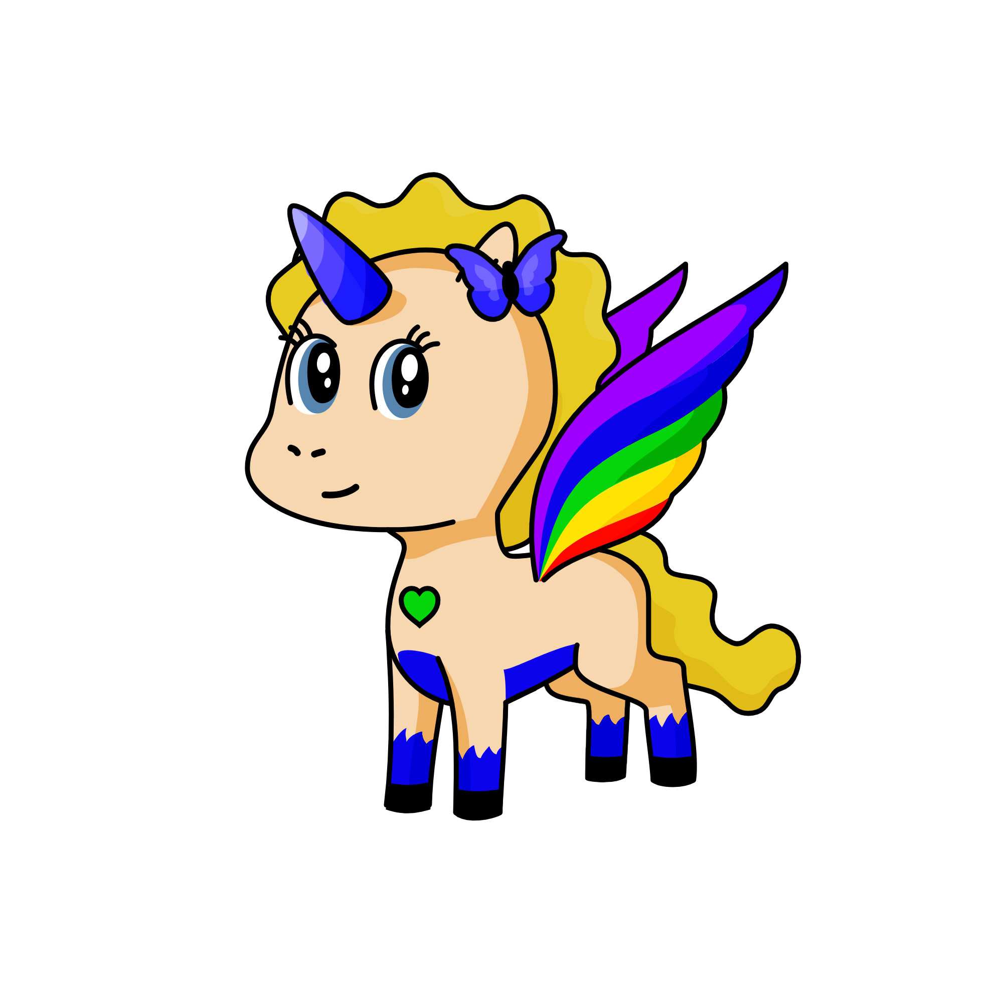 Ellencorn, the unicorn