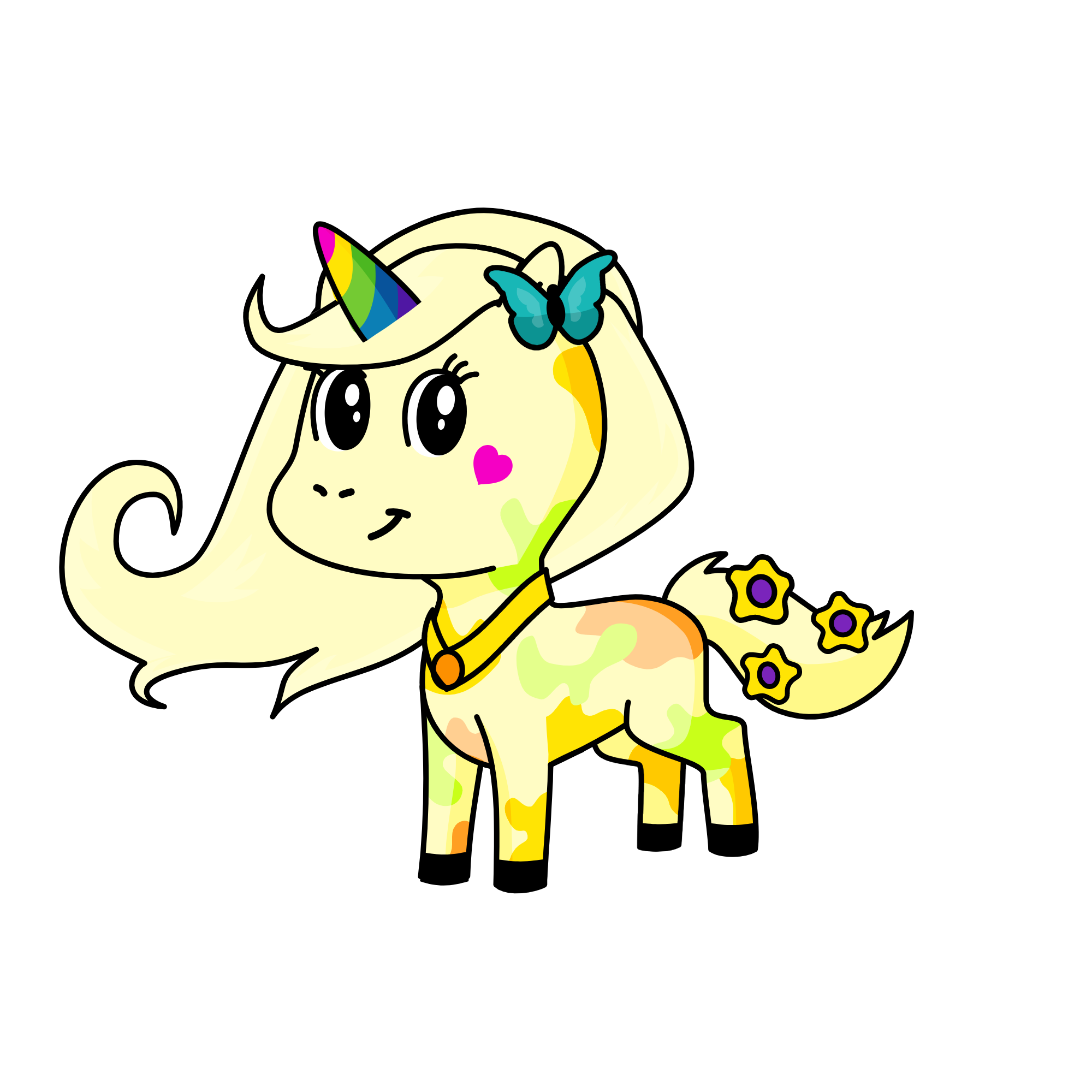 Layla, The Legendary Llama-corn, the unicorn