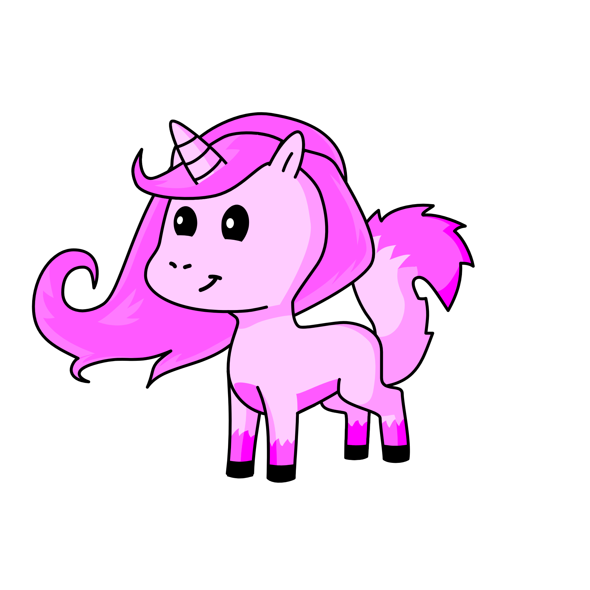 pinkie wolf, the unicorn