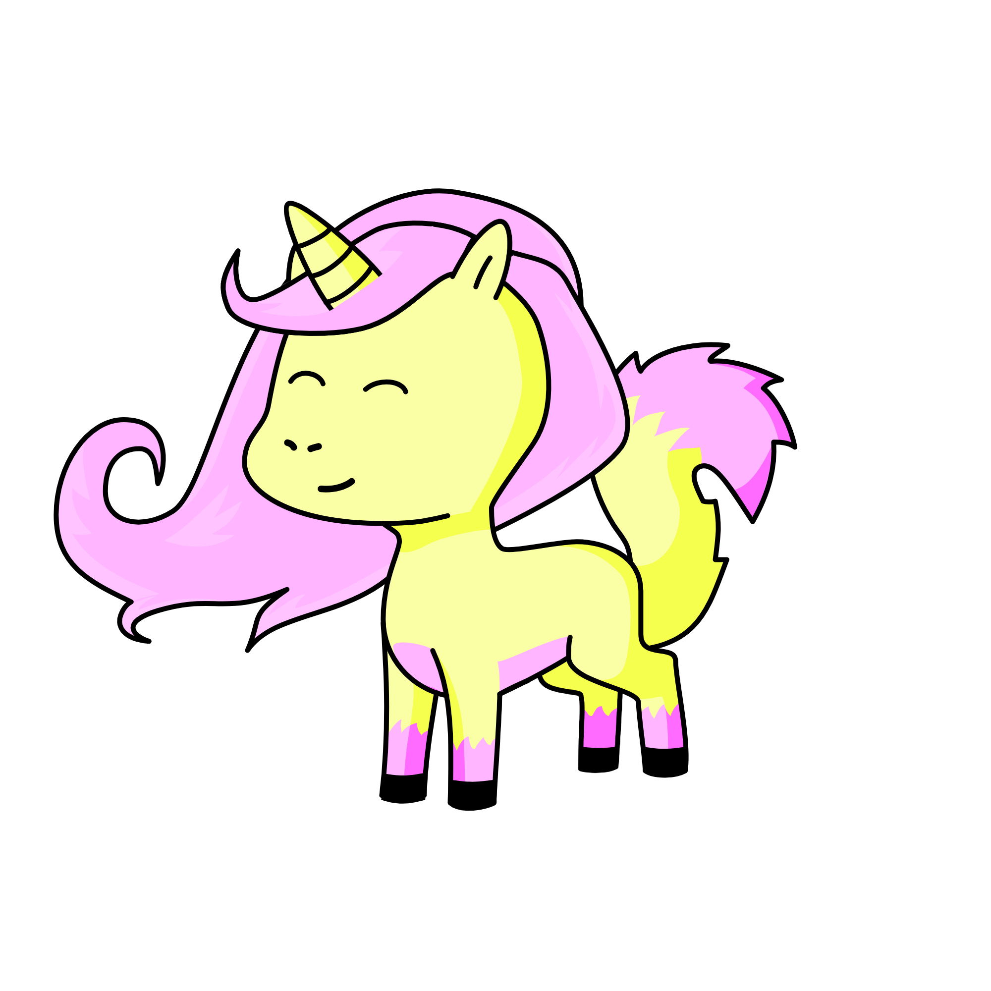 flutter wolf, the unicorn