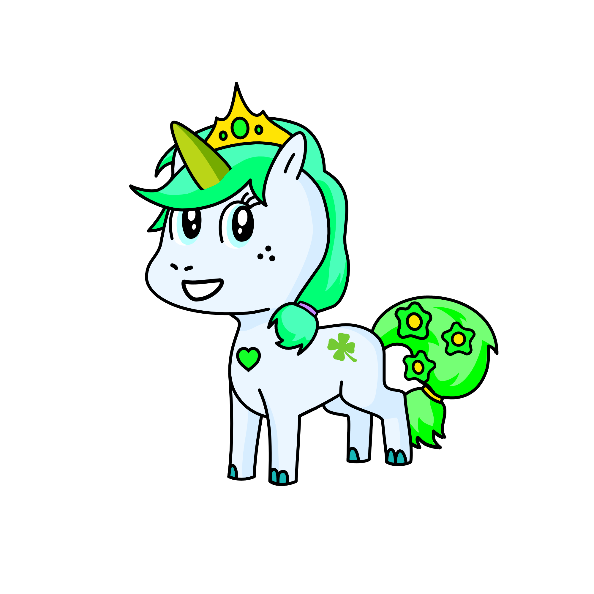 Clover, the unicorn