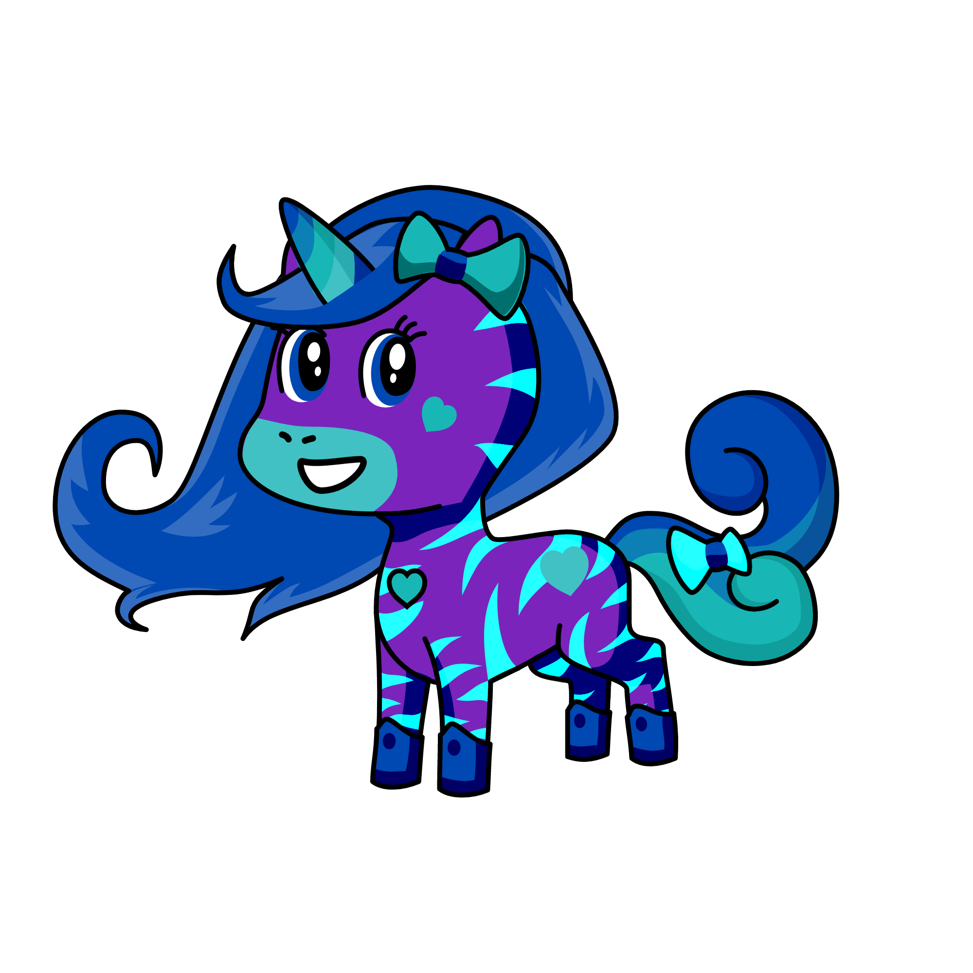 prinsesje nachtje, the unicorn