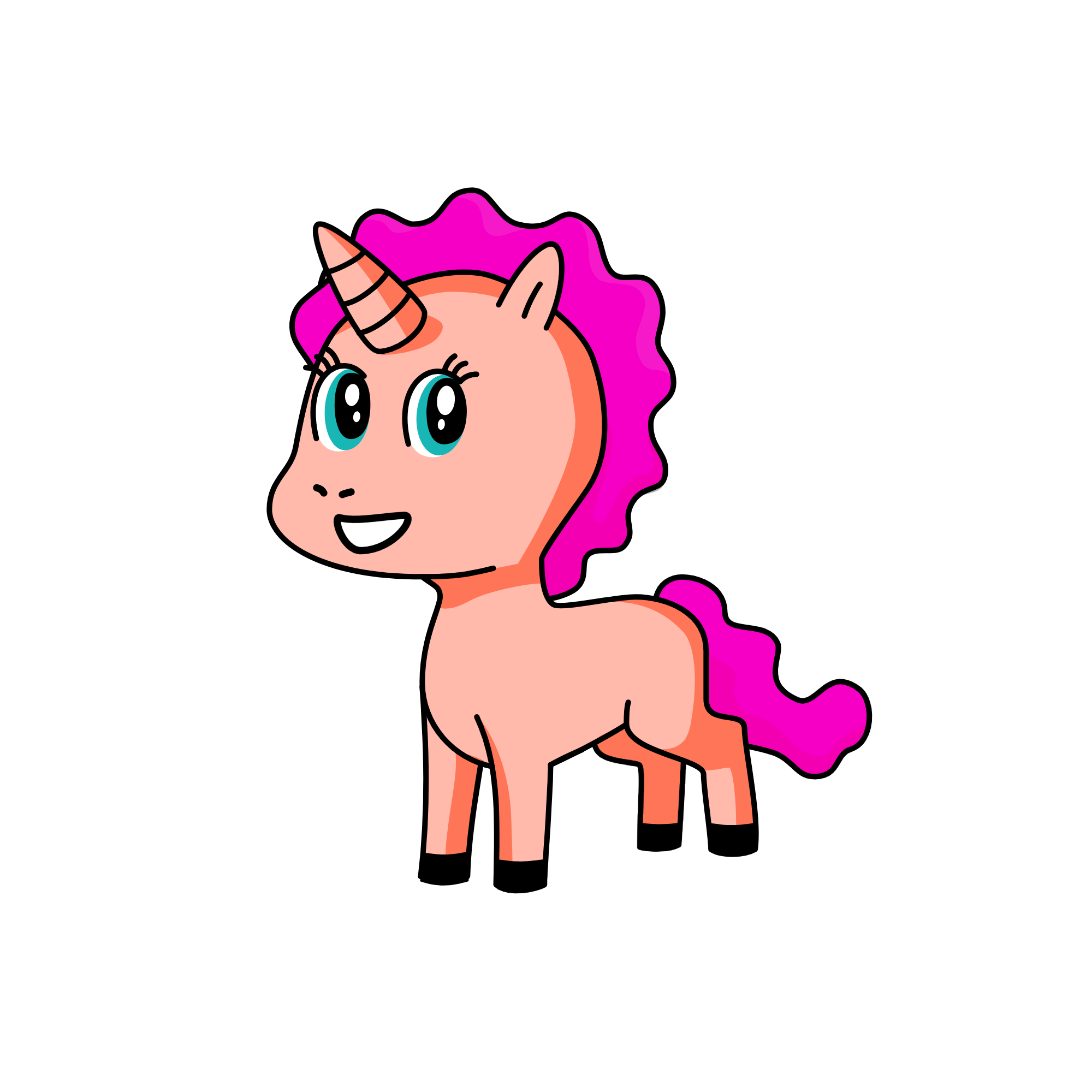 Pinky Pie, the unicorn