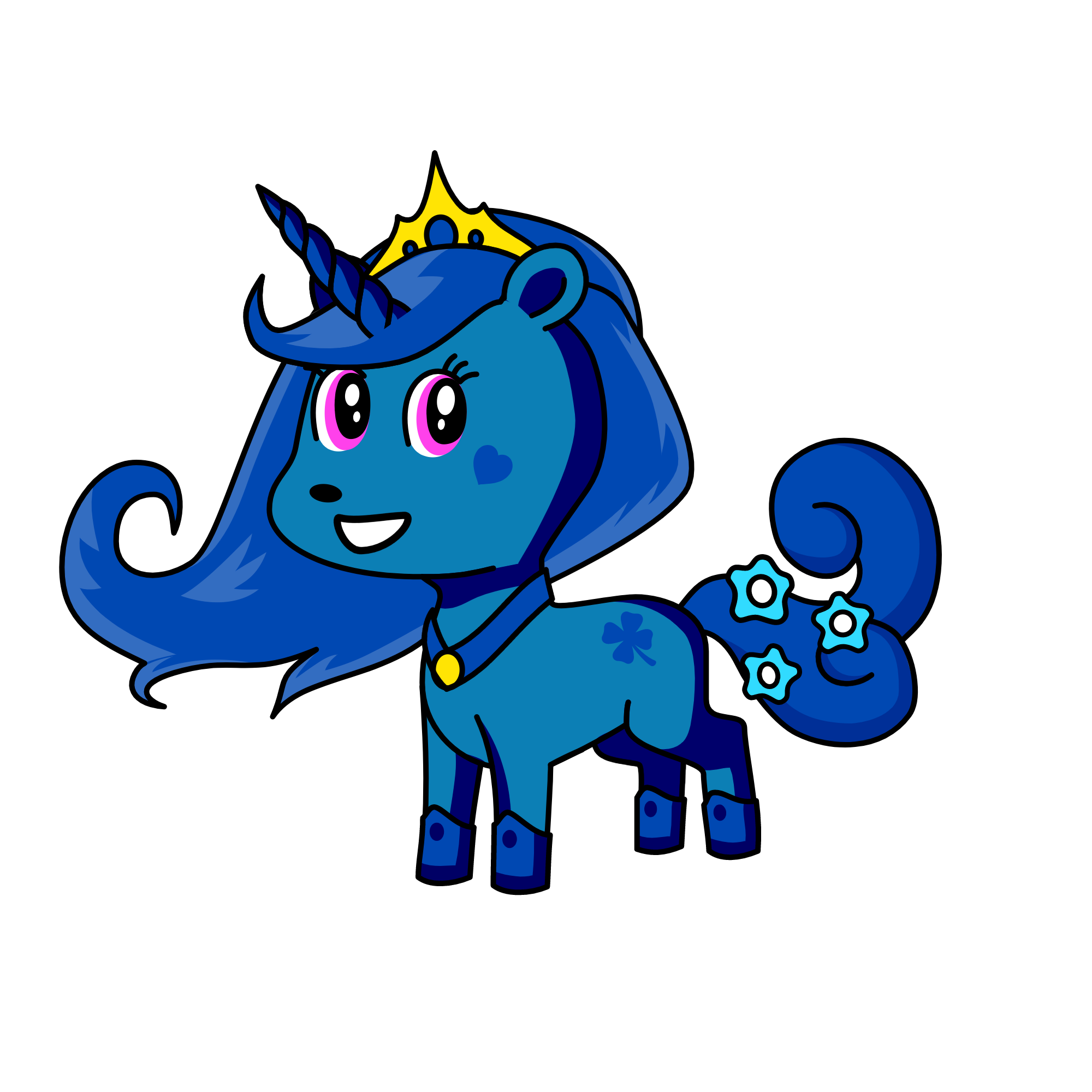 elsa de frozen, the unicorn