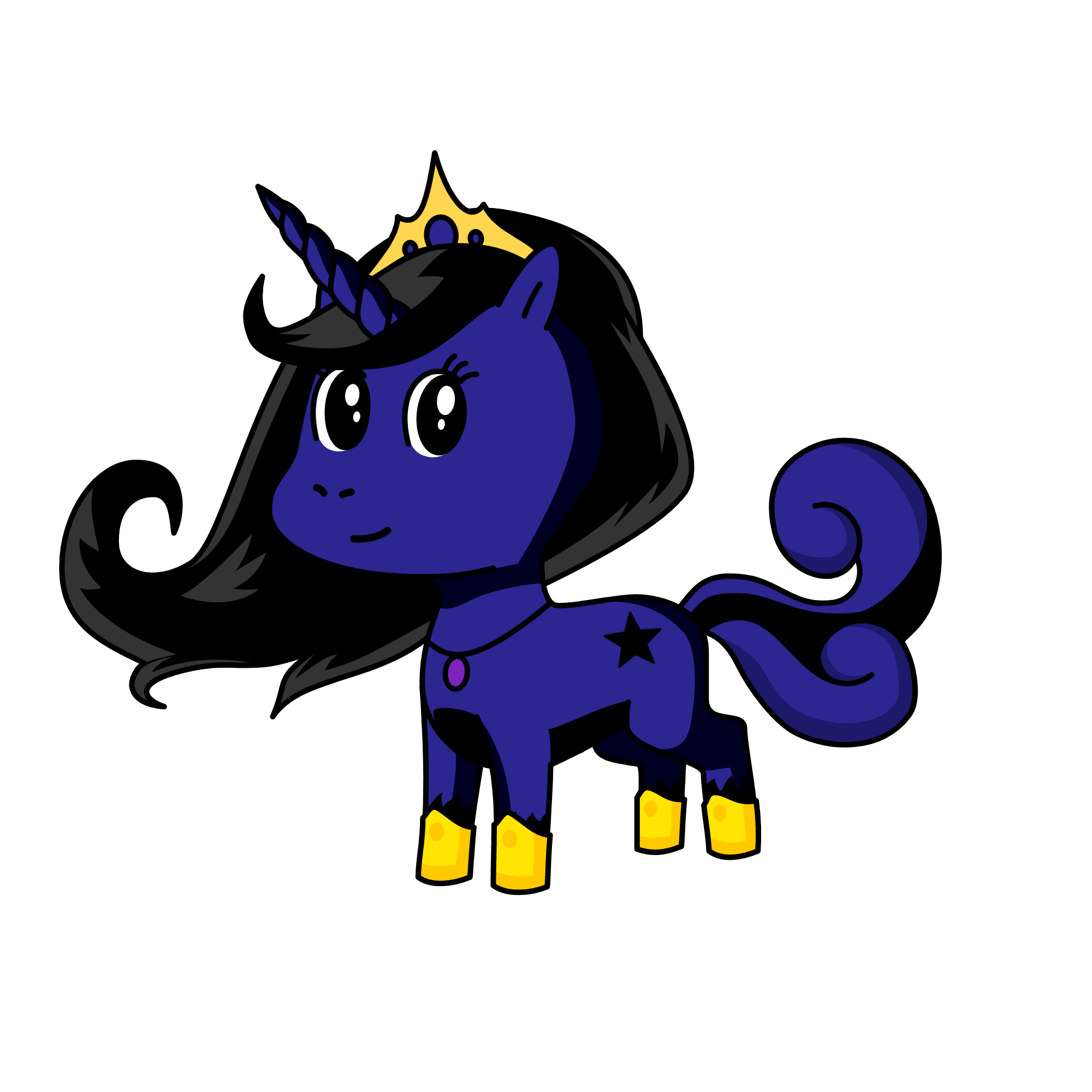 Luna, the unicorn