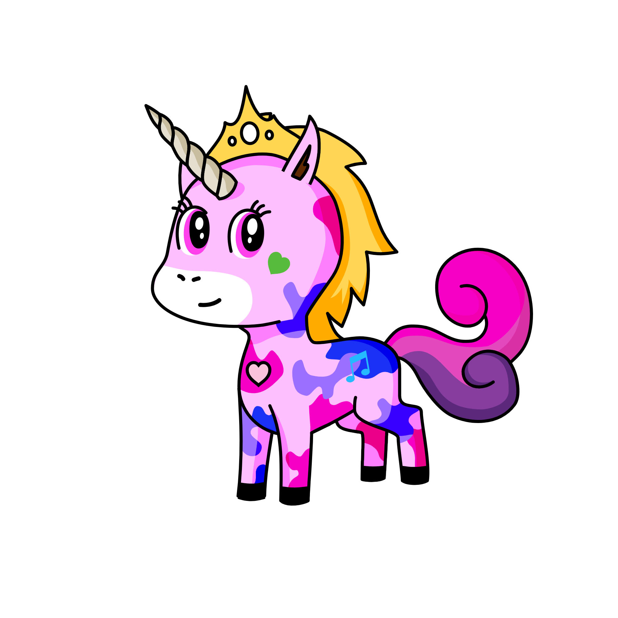 splatter, the unicorn