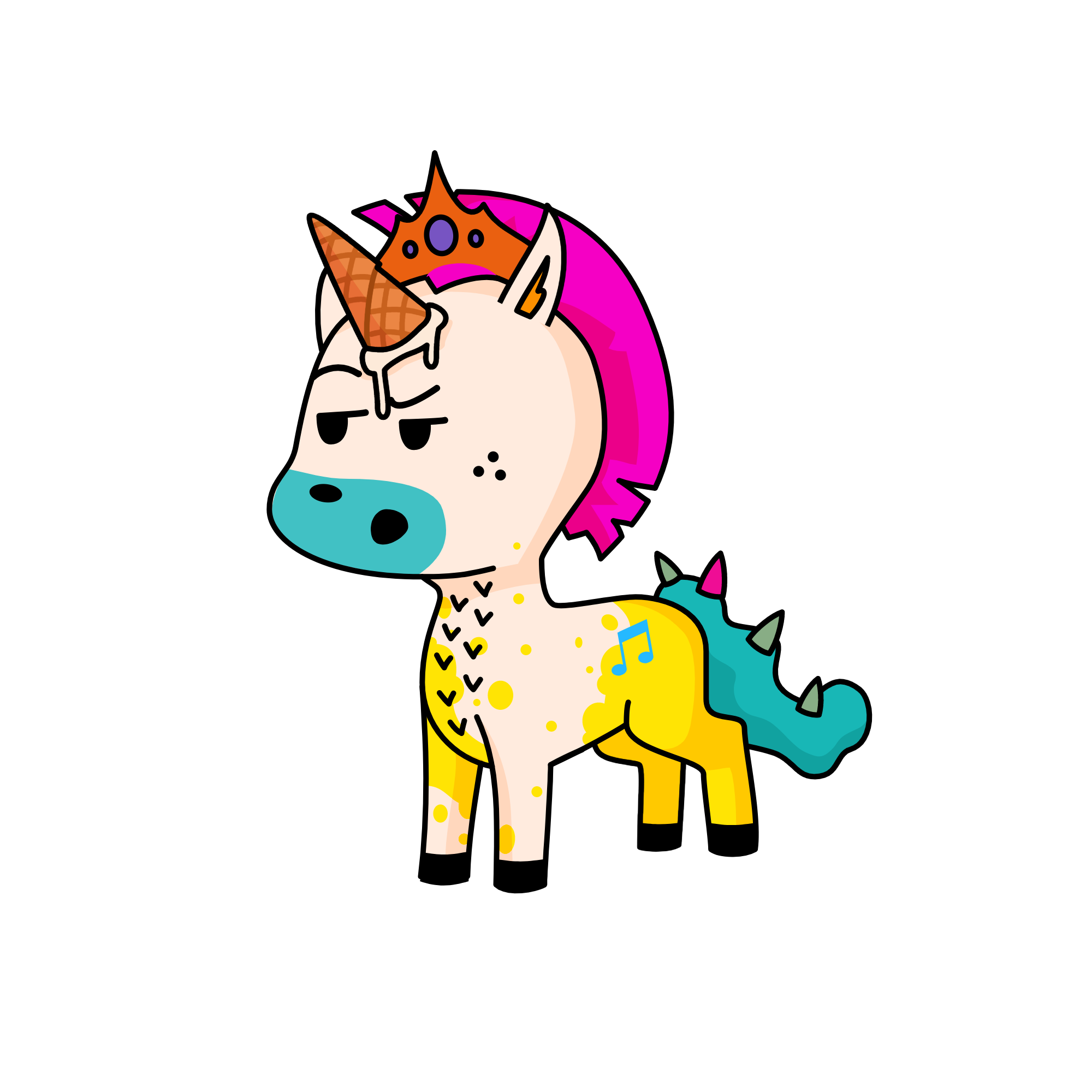 rootietooten boo, the unicorn