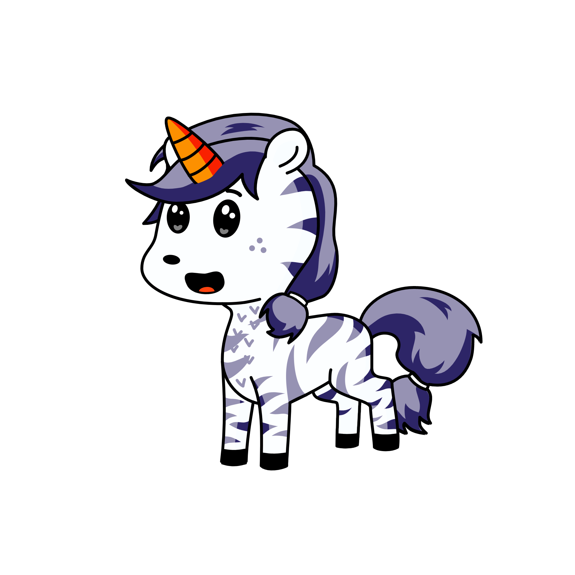 Snow, the unicorn