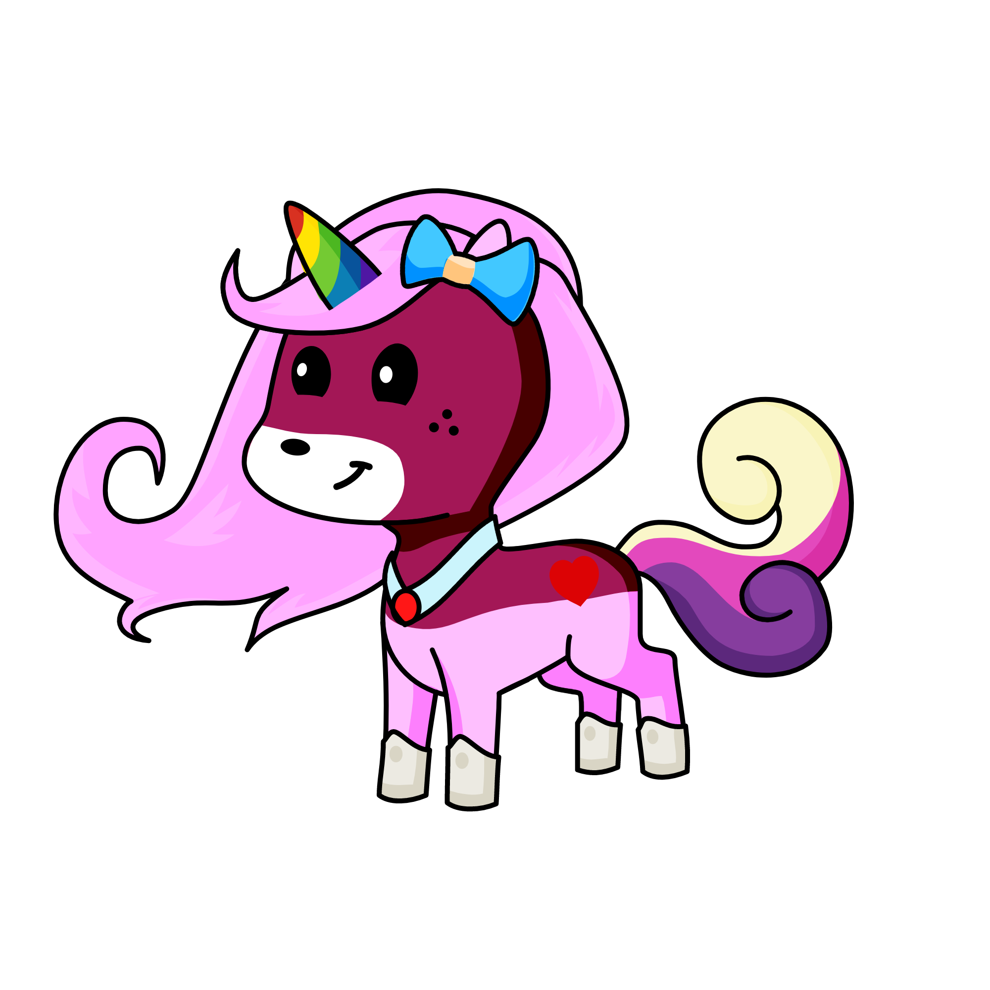 pinky, the unicorn