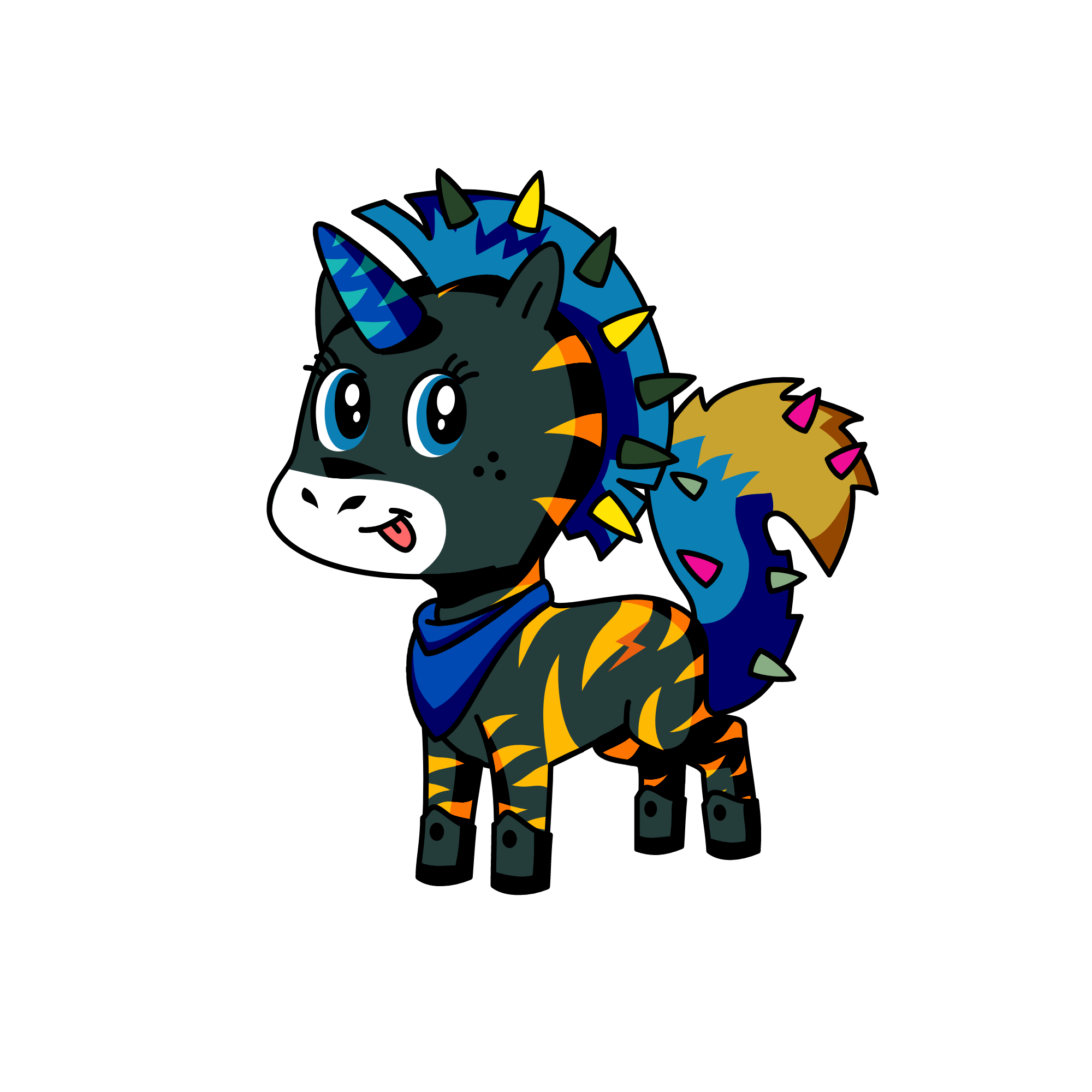 midnight JR., the unicorn