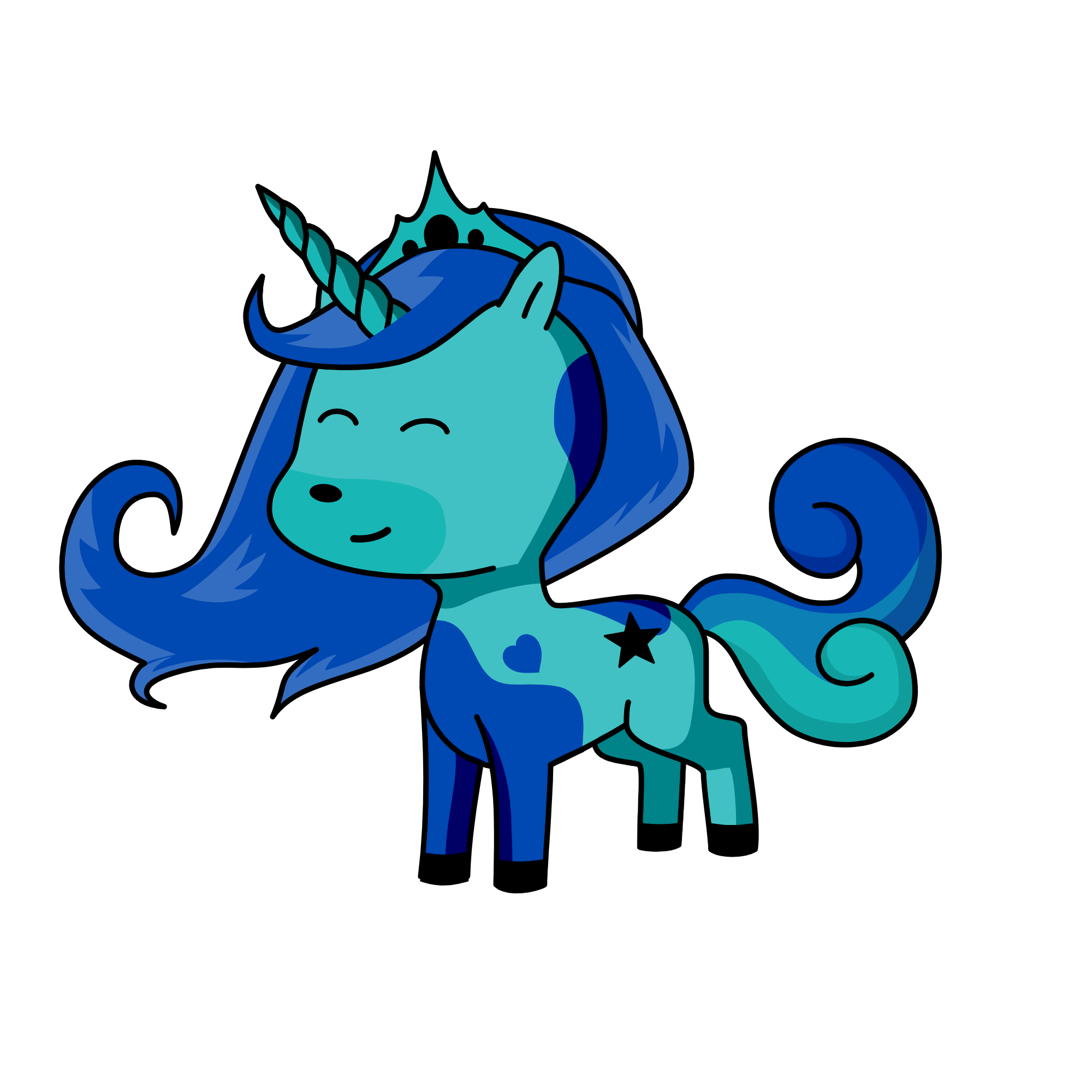 Luna, the unicorn