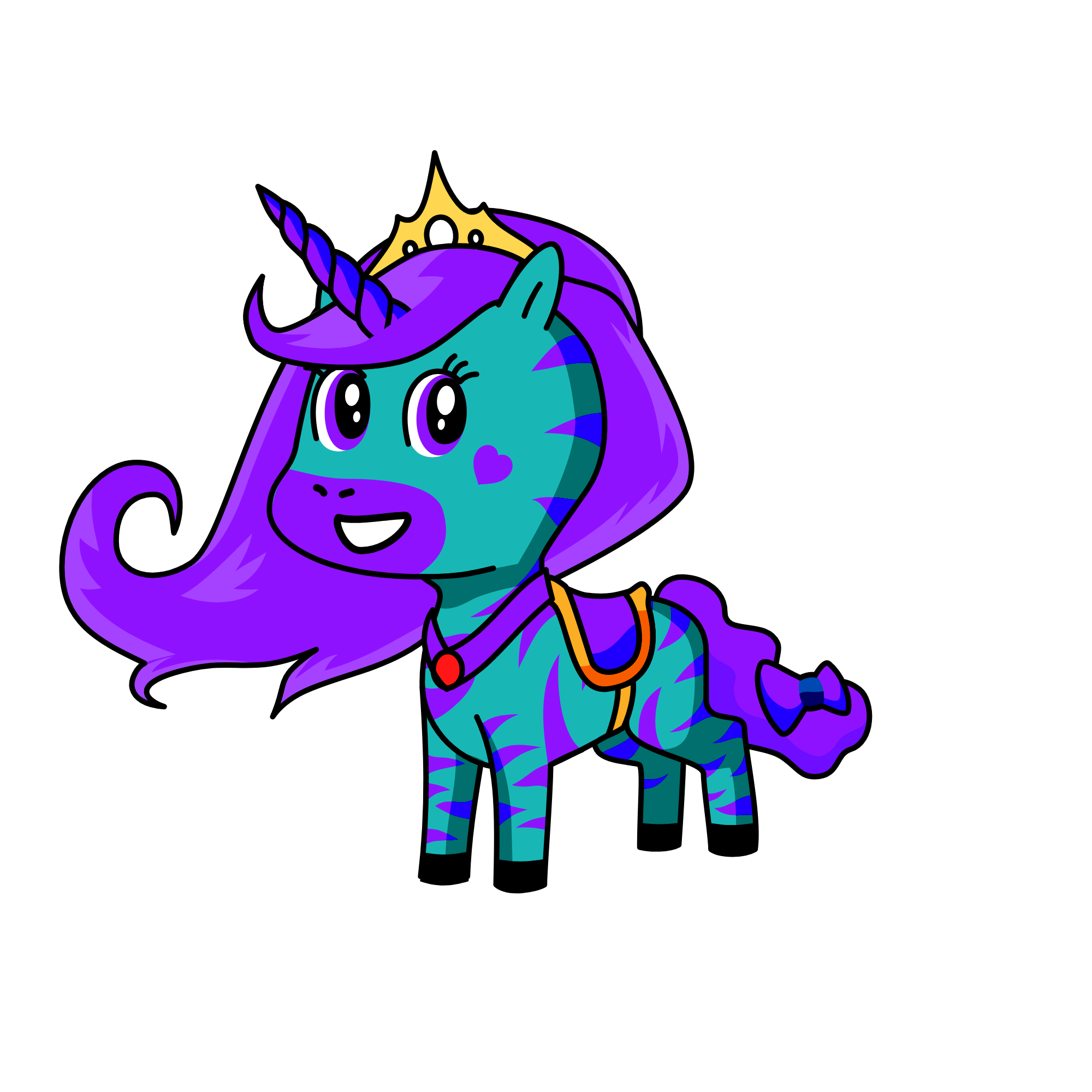 luzdary  toainga, the unicorn