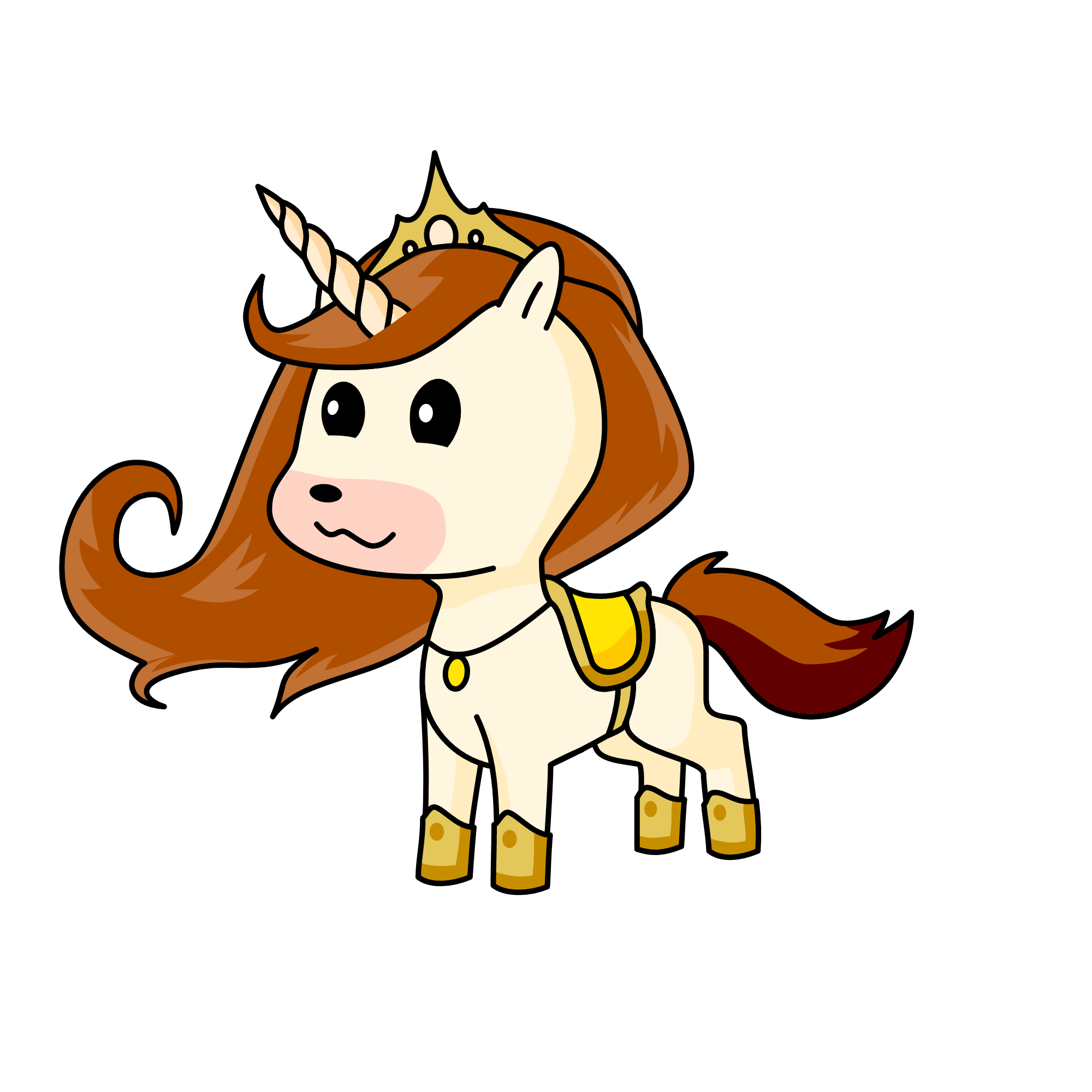 Sun queen, the unicorn